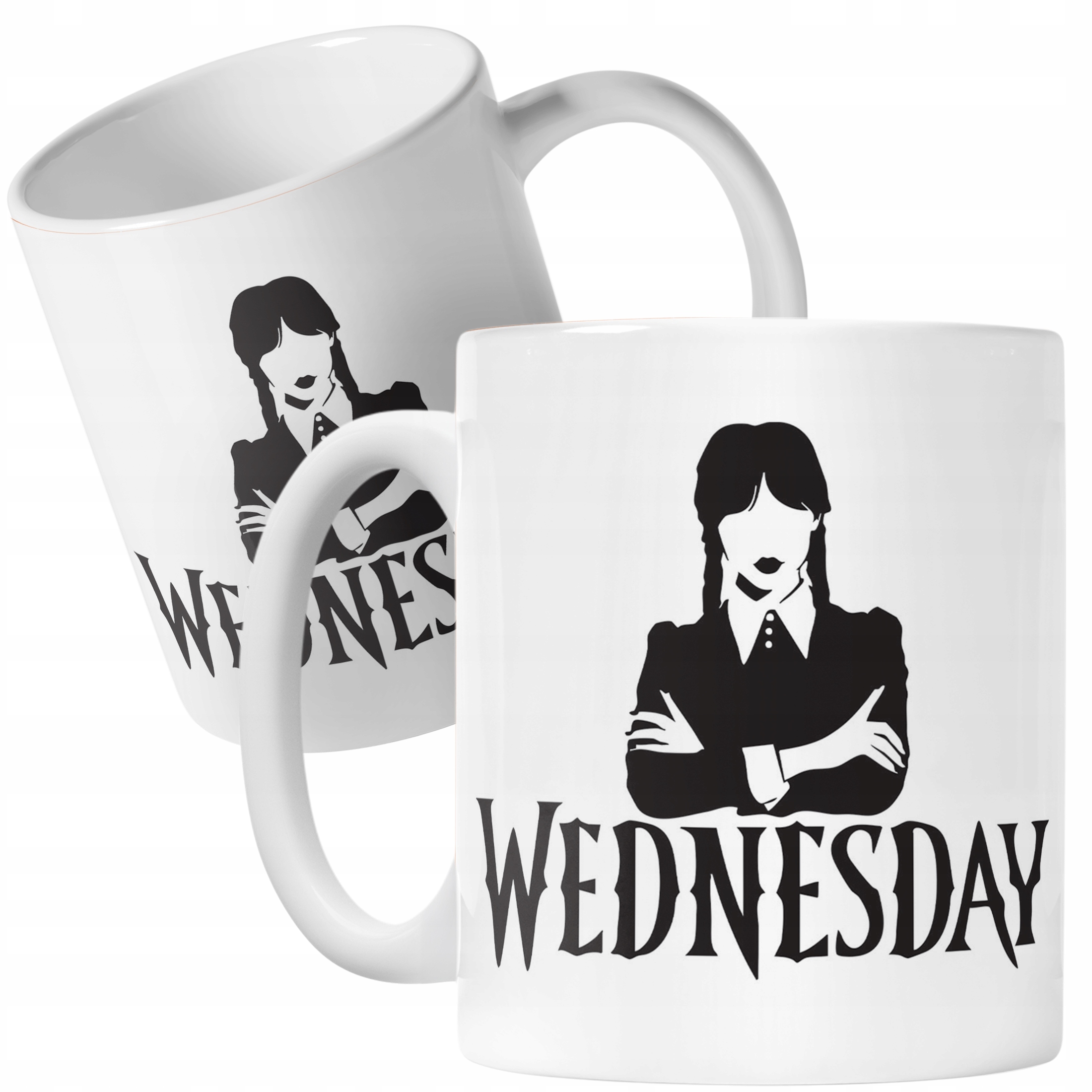 Kubek ceramiczny Nevermore Wednesday Addams Dla Fanów Prezent