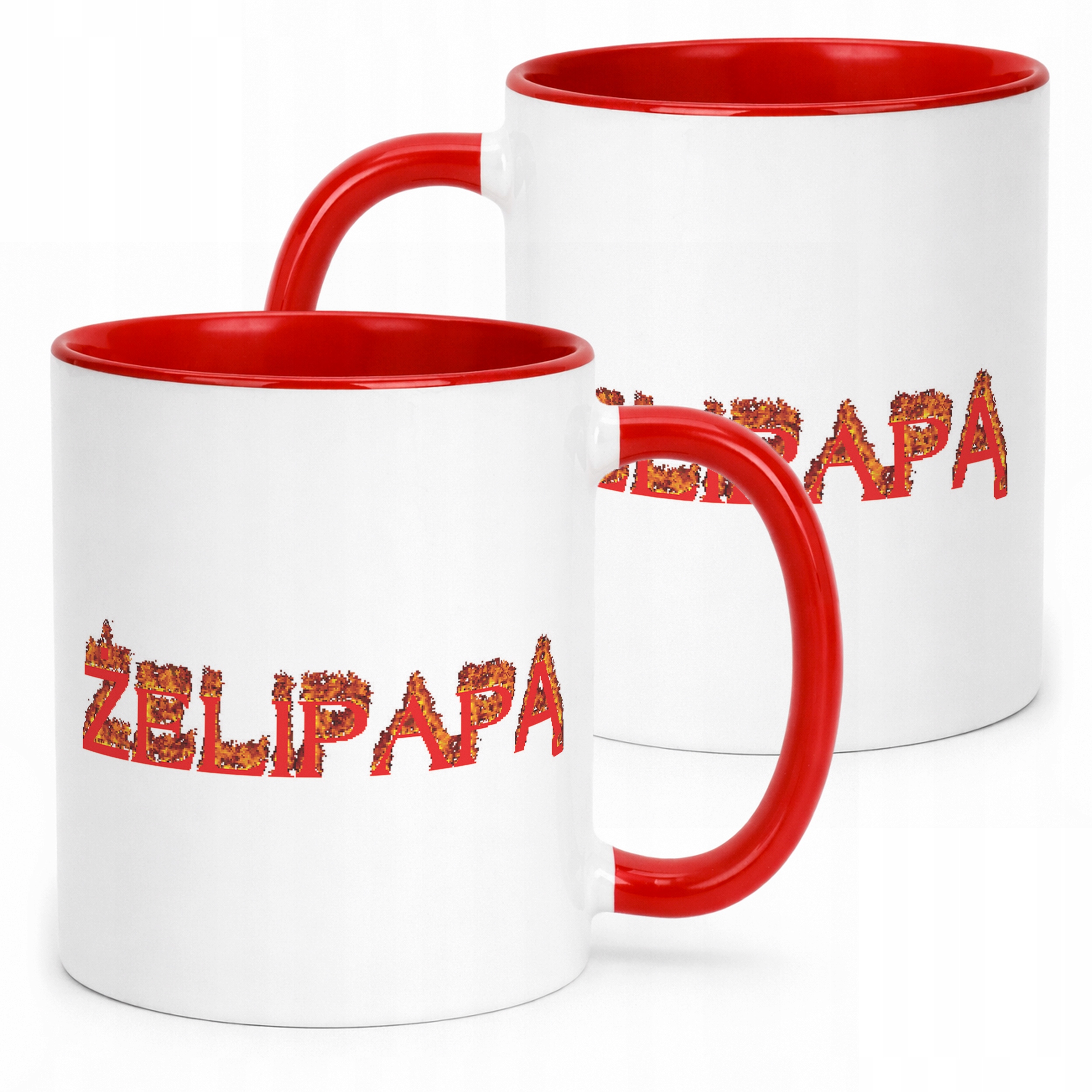 Kubek ceramiczny Żelipapą Śmieszne Memy Zabawne Prezent