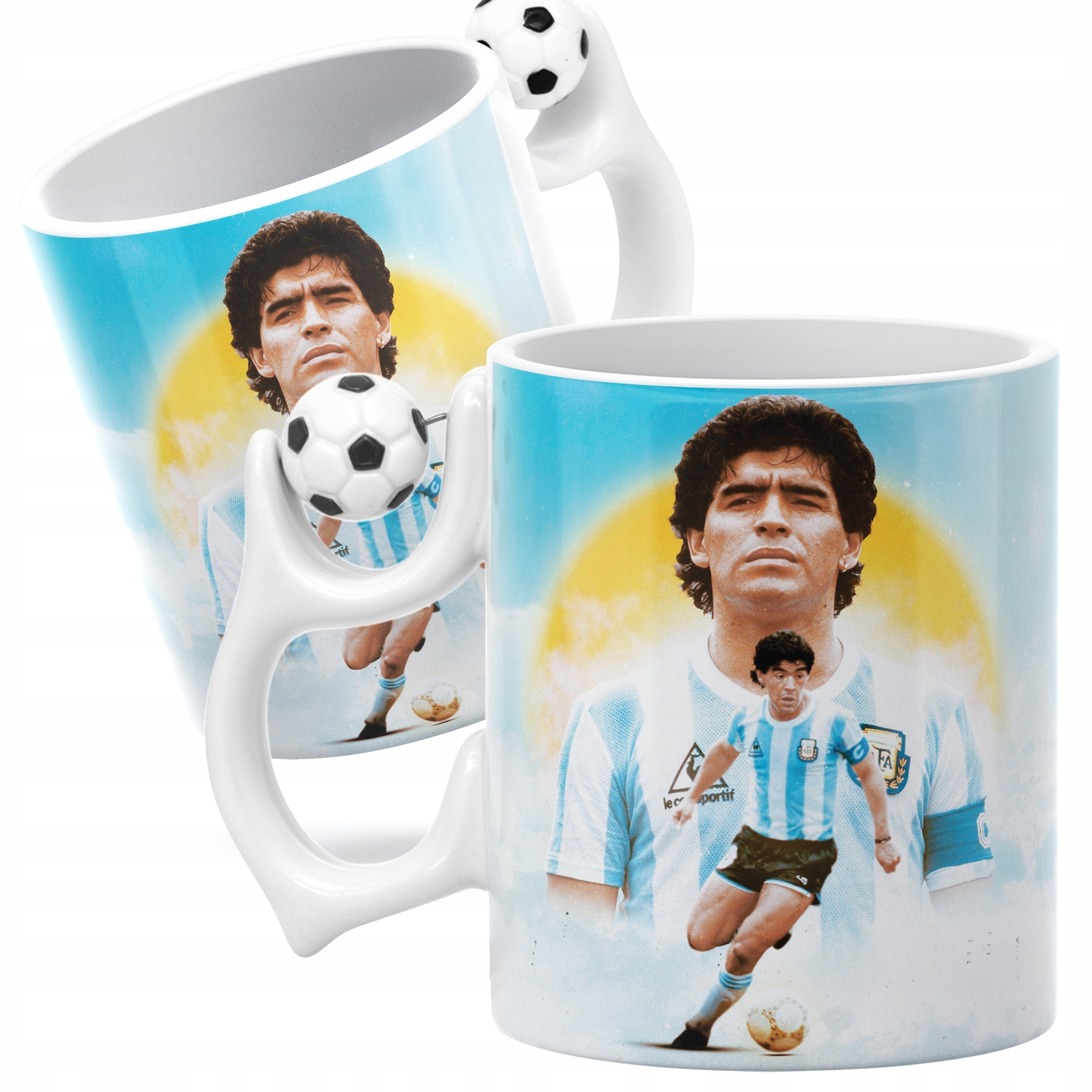 Kubek piłkarski Diego Armando Maradona dla kibiców Argenryna retro