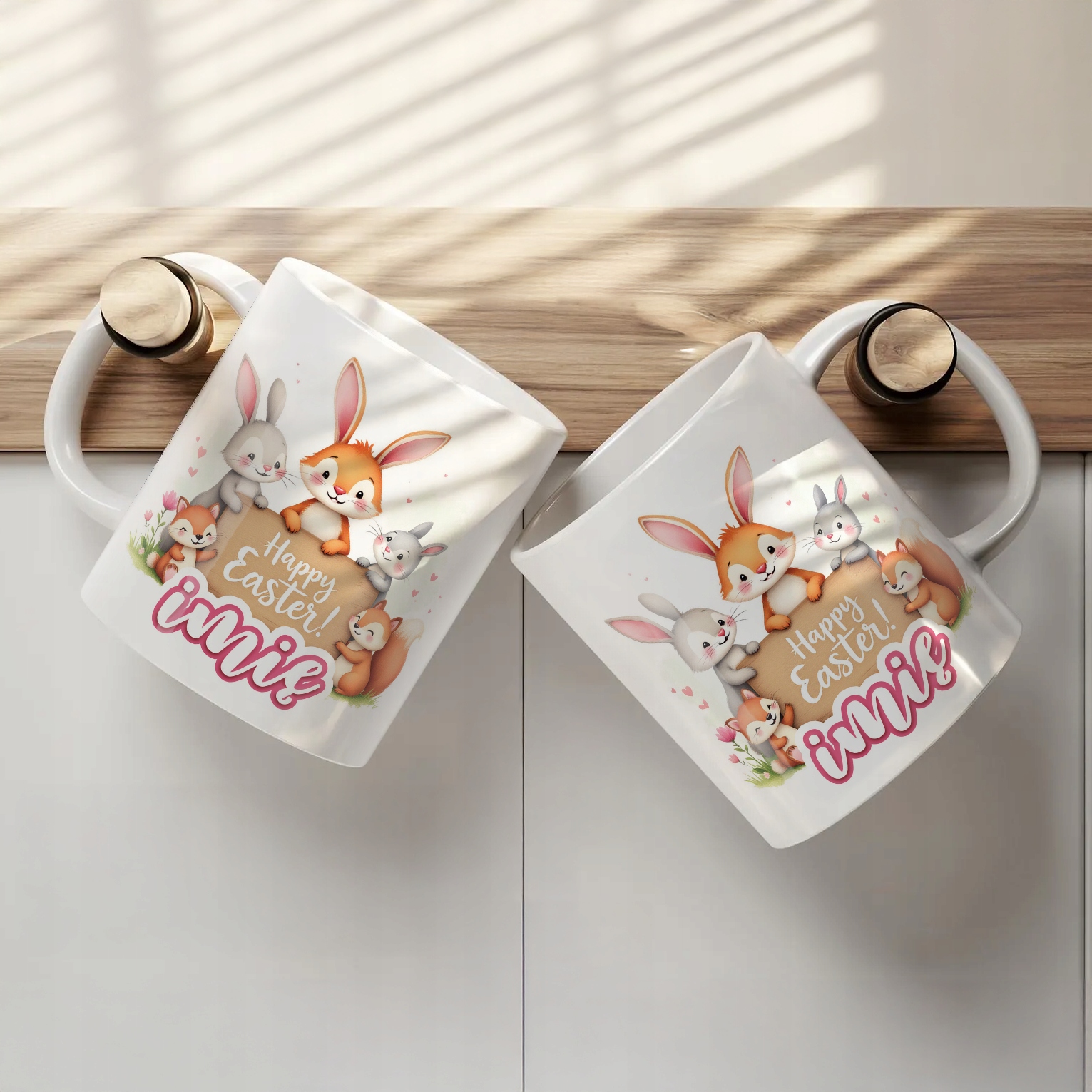 Kubek ceramiczny Wielkanocny Personalizowany Z okazji Świąt Wielkanocnych