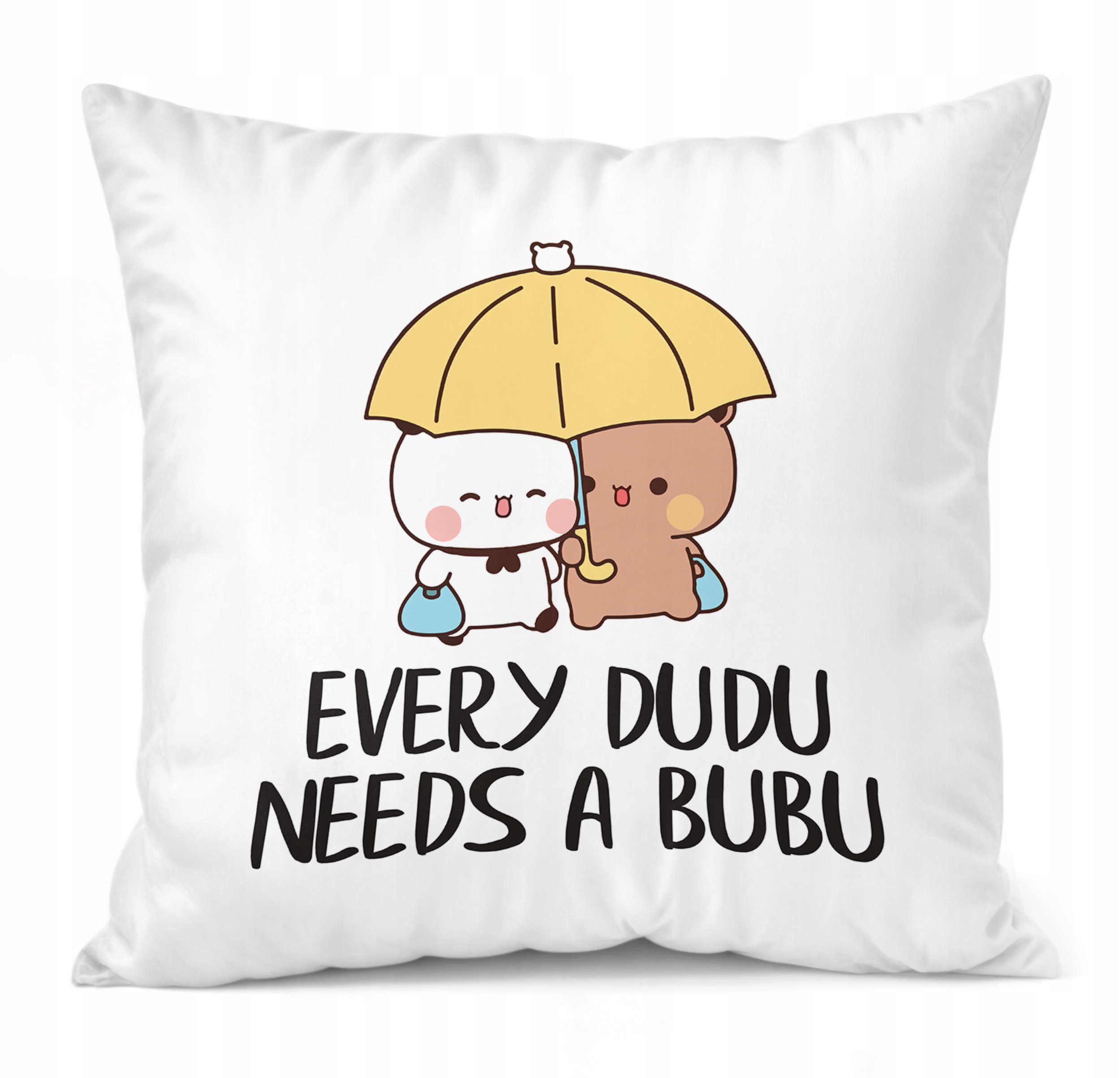 Zestaw Kubek + Poduszka 38×38 cm Walentynki Bubu i Dudu Dla Pary Prezent