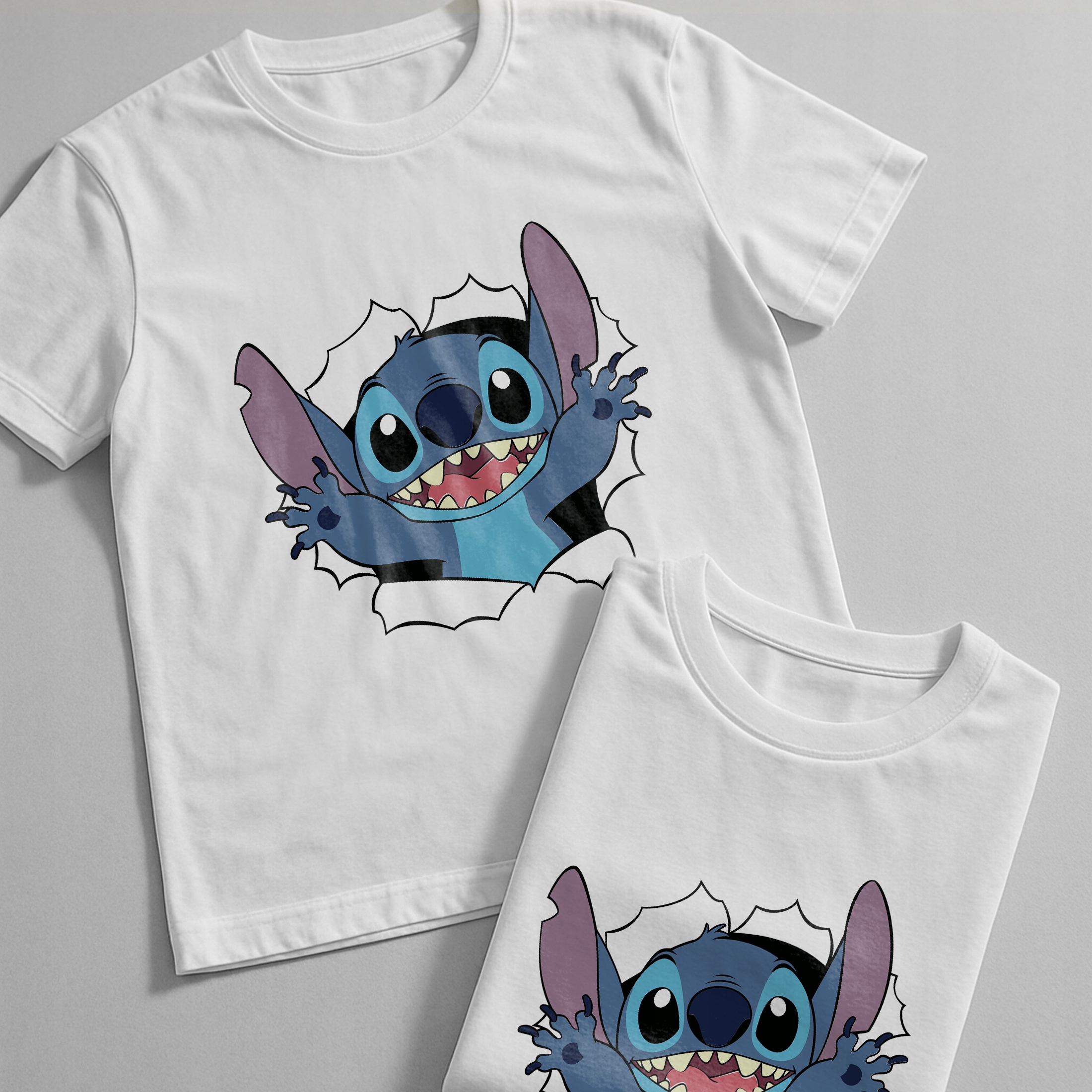 Koszulka biała dziecięca Stitch Lilo i Stich Dla Fanów