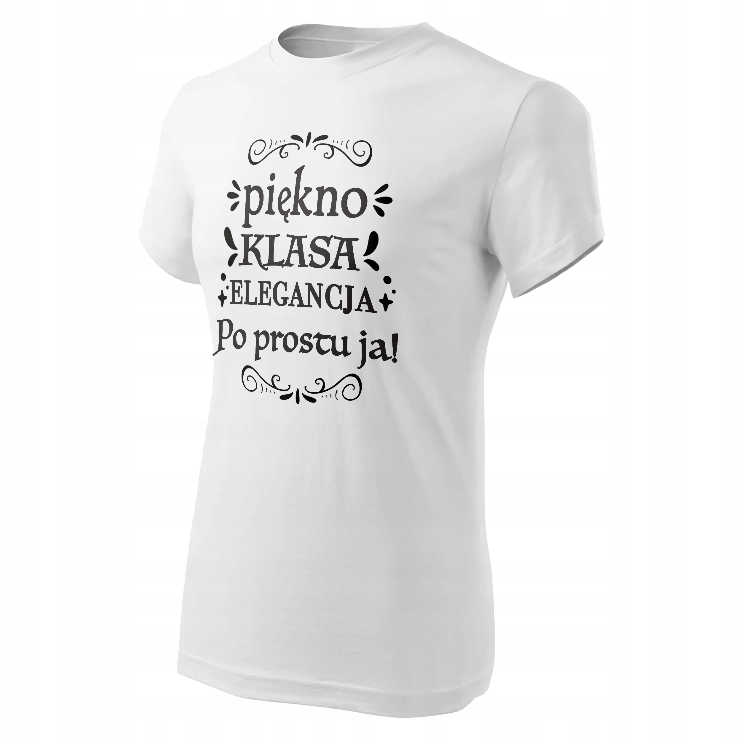 Koszulka Damska T-shirt Na Dzień Kobiet Piękno Klasa Elegancja