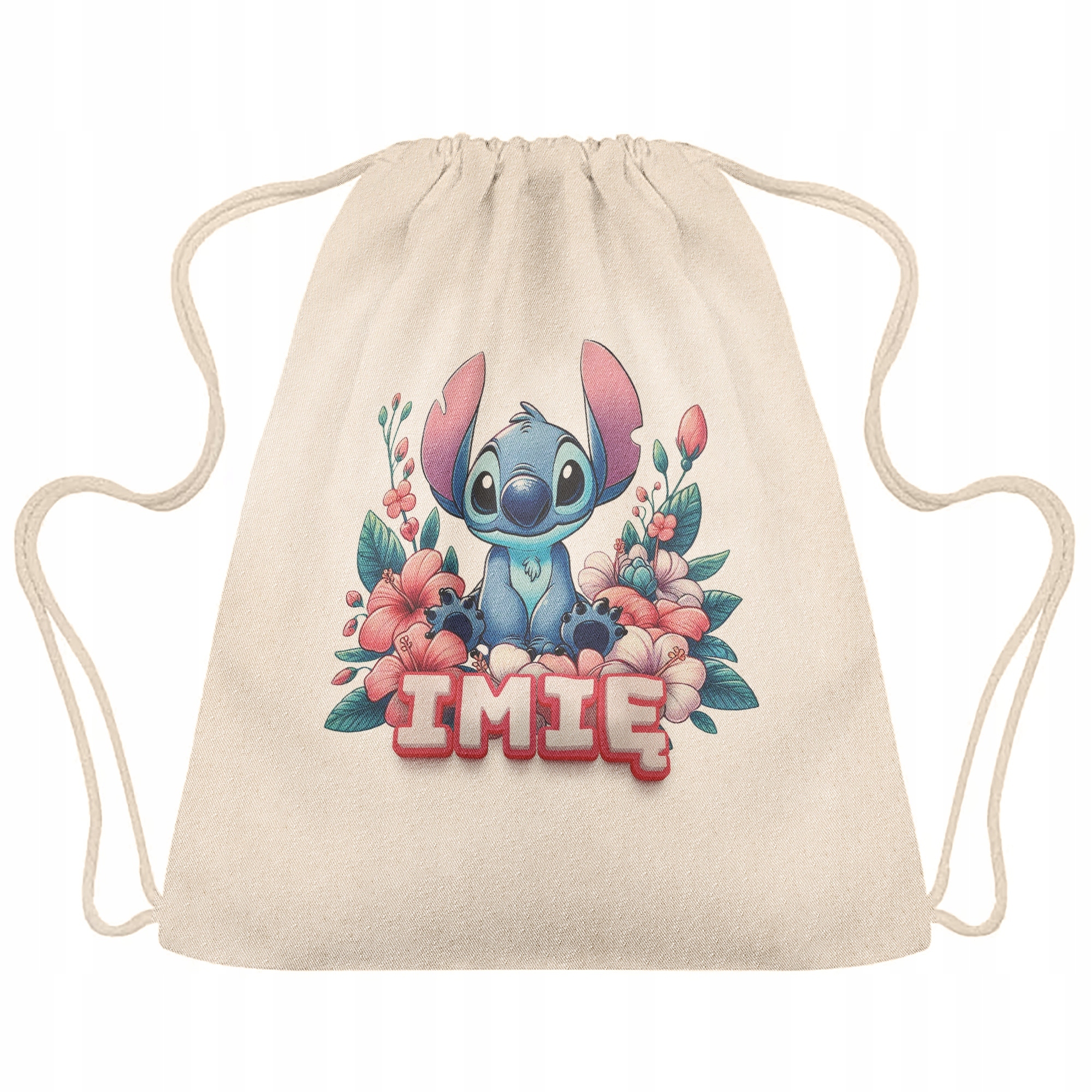 Plecak bawełniany Z imieniem Lilo i Stitch Dla Dzieci Do Szkoły Przedszkola