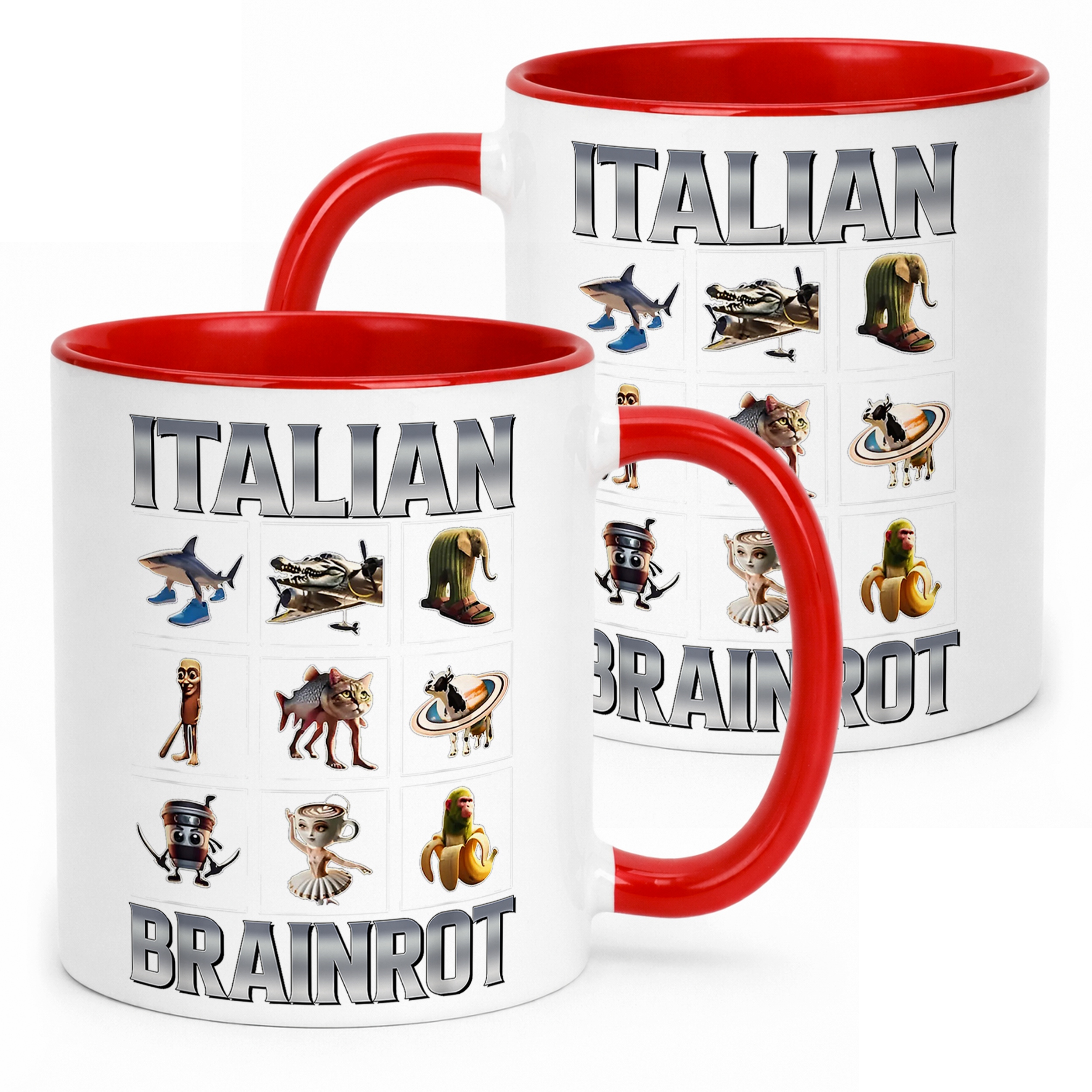 Kubek ceramiczny Italian Brainrott viral tiktok mem