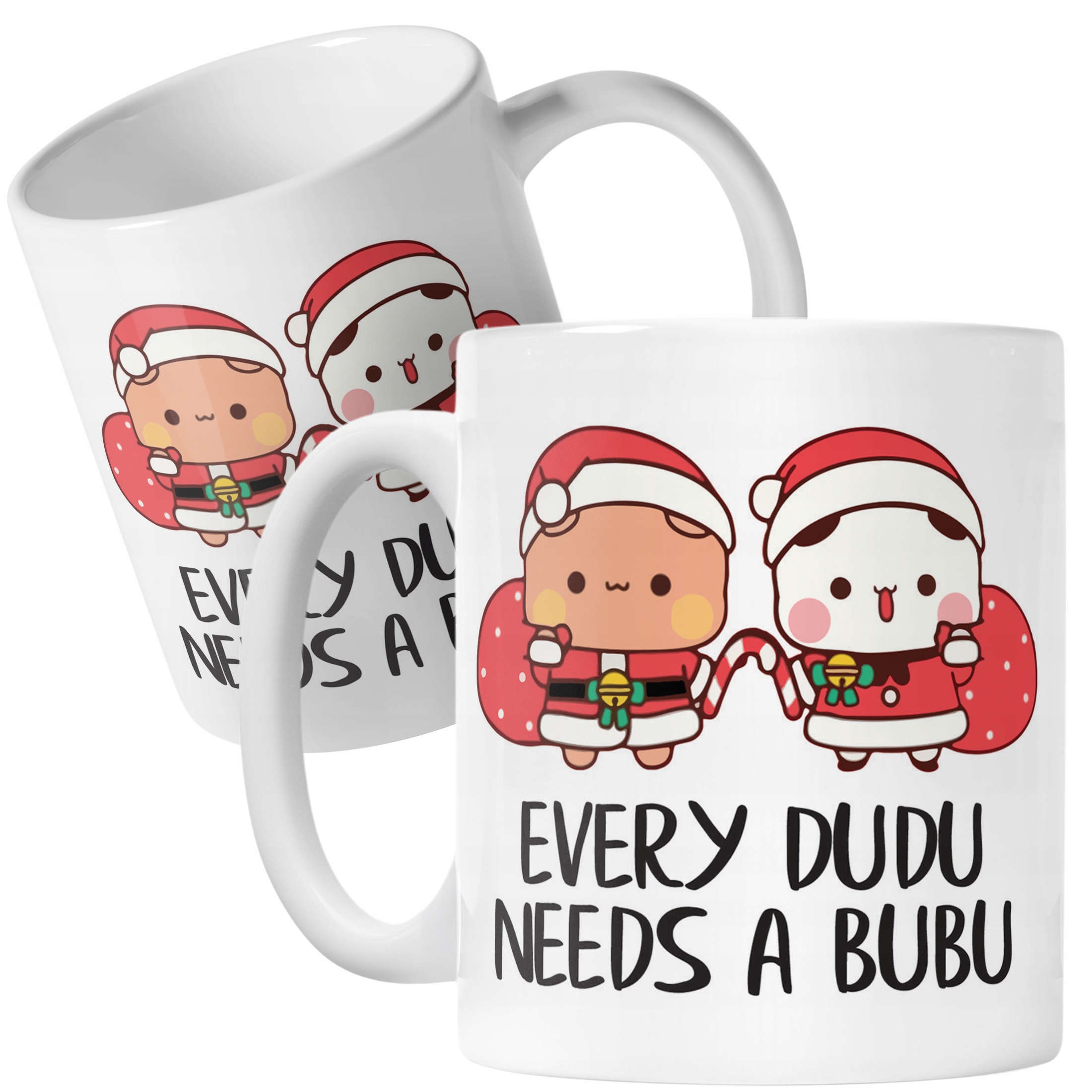 Kubek Ceramiczny Świąteczny Bubu Dudu Boże Narodzenie Mikołajki Prezent