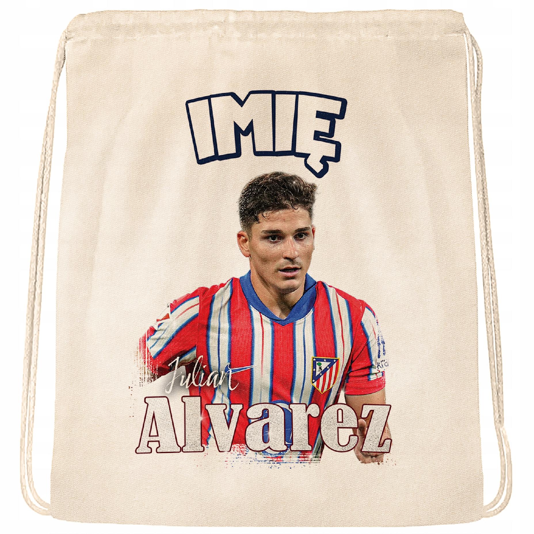 Plecak personalizowany Julián Álvarez dla kibiców Atlético Madryt