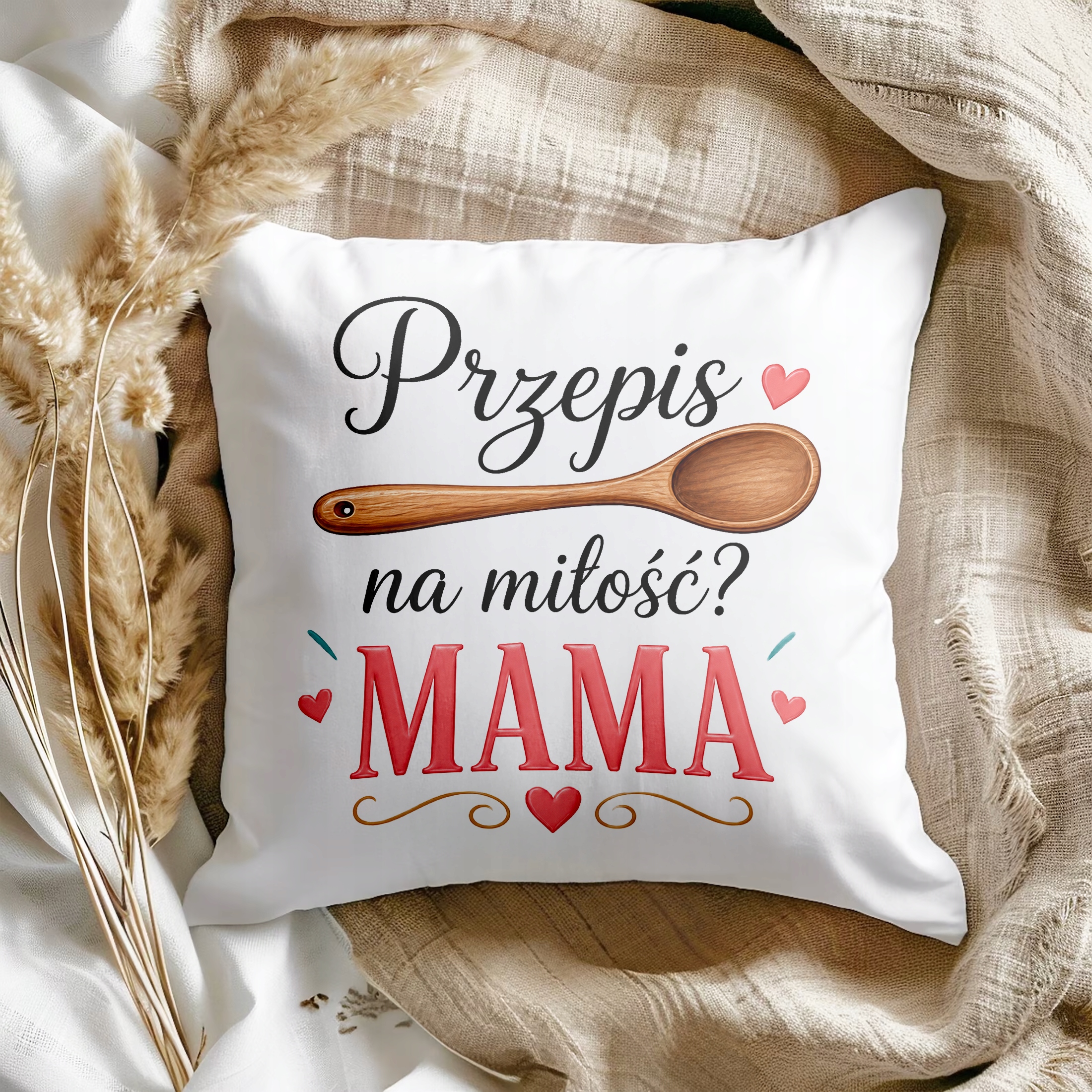 Poduszka 38x38cm dla mamy prezent na Dzień Matki idealny upominek dla mamy