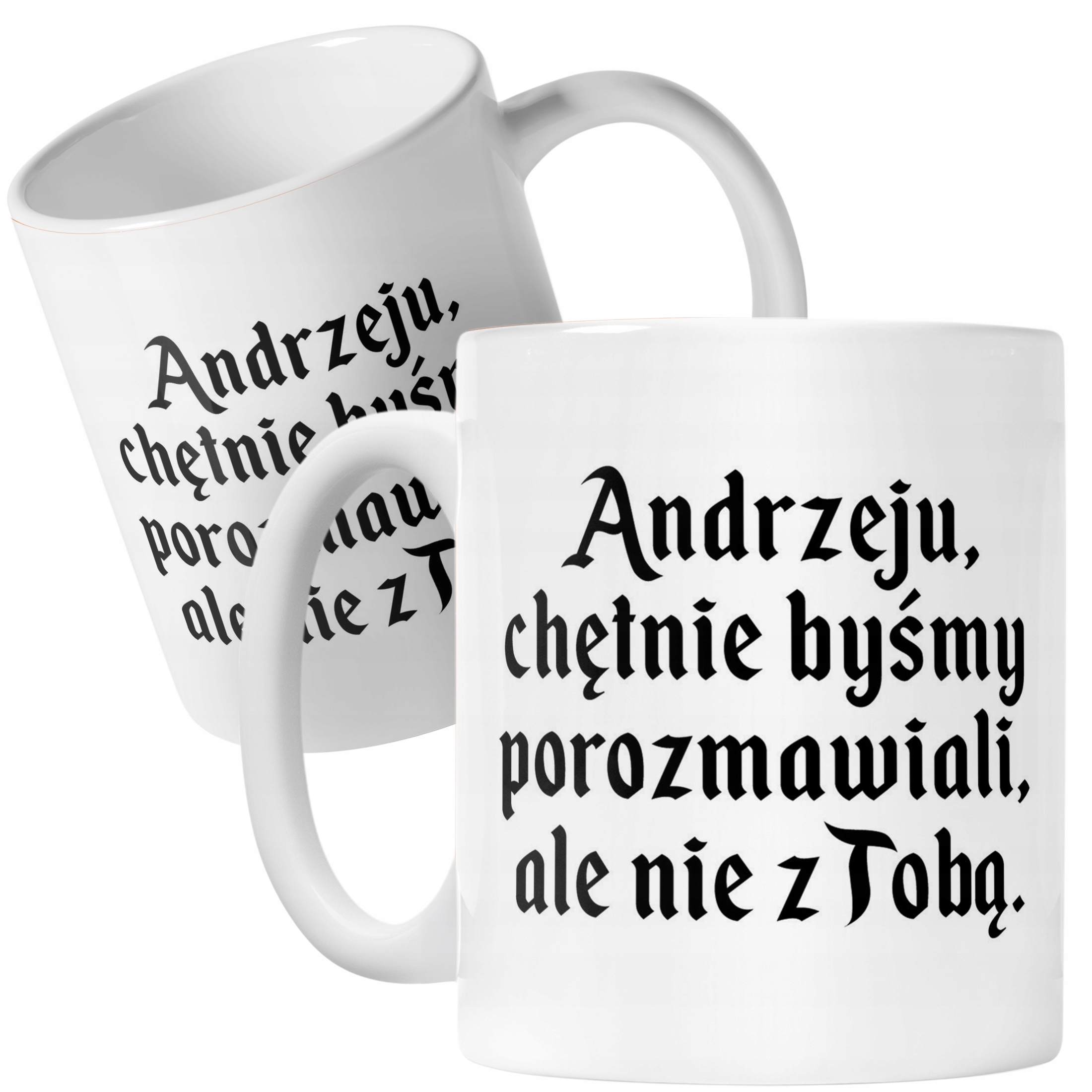 Kubek ceramiczny 1670 Andrzeju Chętnie Byśmy Porozmawiali Jan Paweł