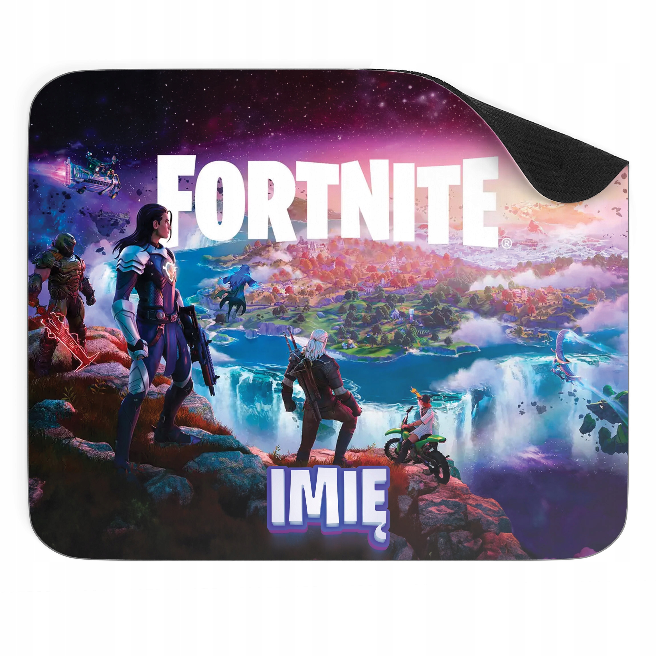 Zestaw Z Imieniem kubek + podkładka pod mysz 22×18 cm FORTNITE Dla Gracza
