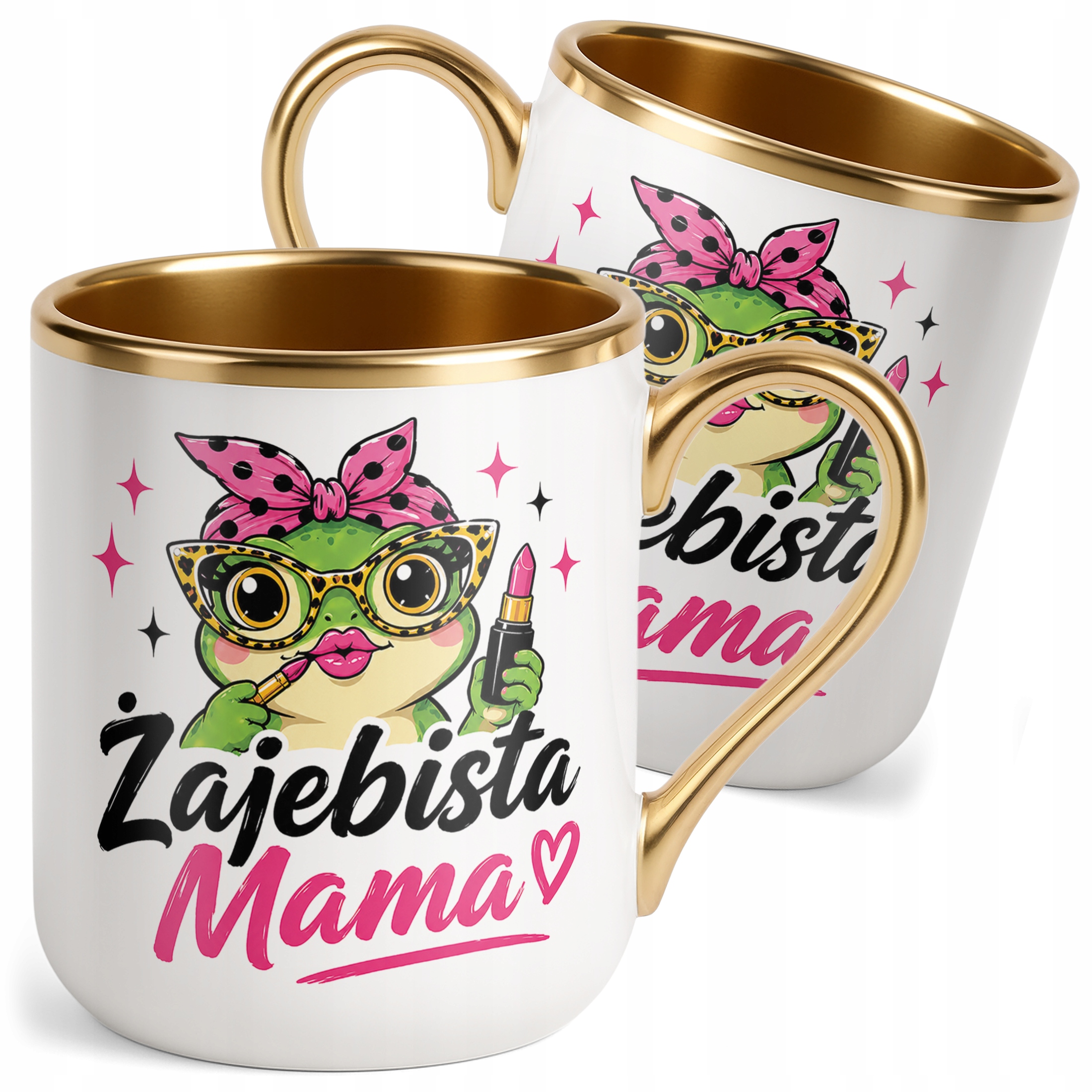 Dzień Matki prezent dla mamy kubek premium złoty elegancki upominek mamy
