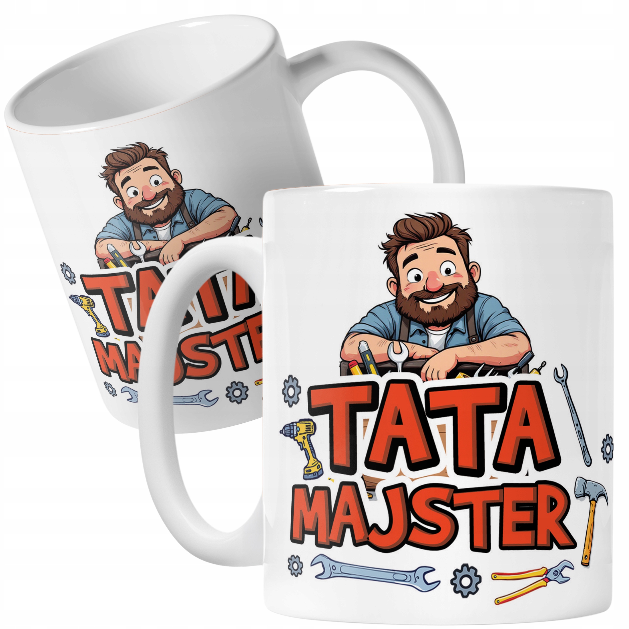 Kubek ceramiczny Dzień Ojca Dla Taty Tata Majster Prezent