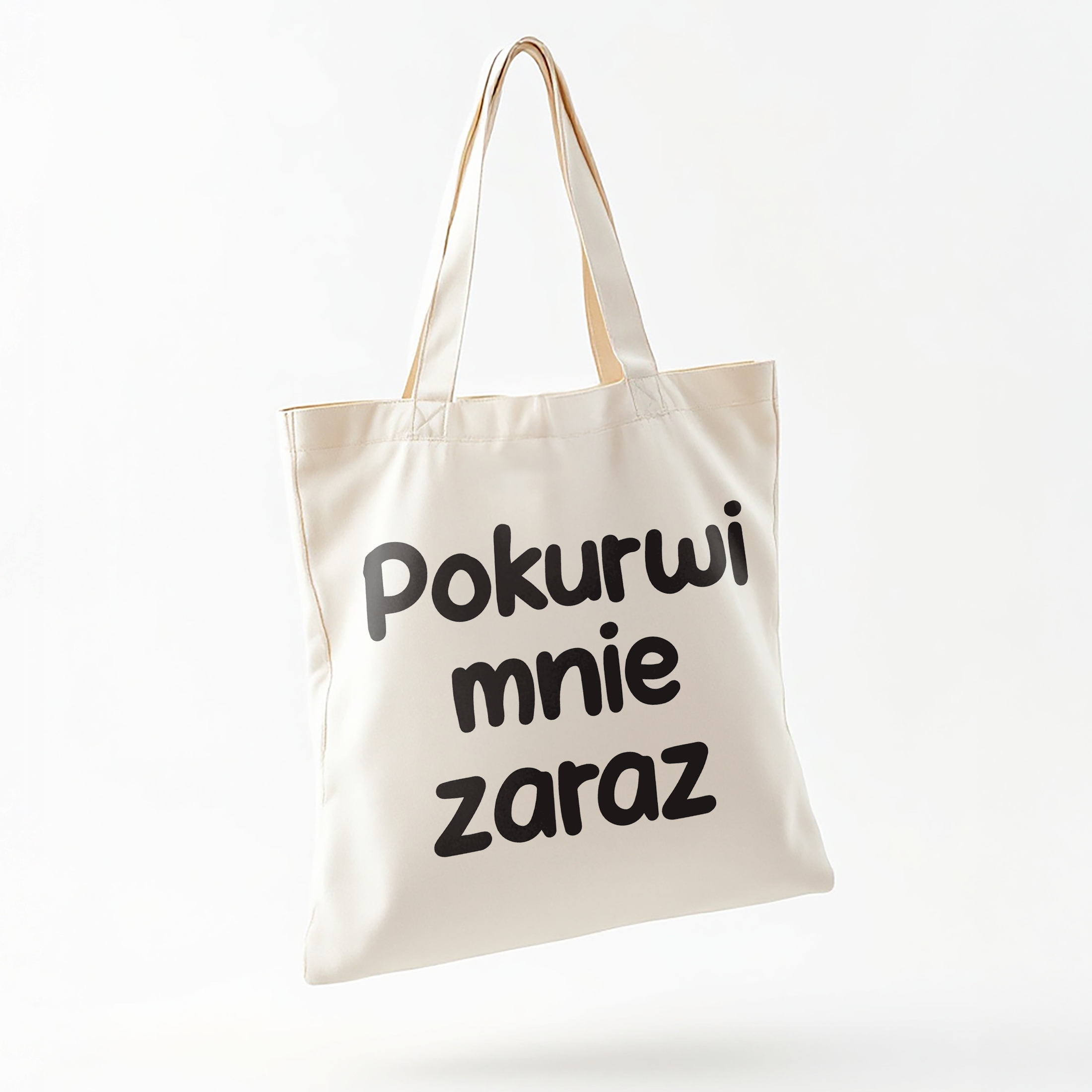 Torba bawełniana na zakupy Pok**wi Mnie Zaraz Zabawny Prezent