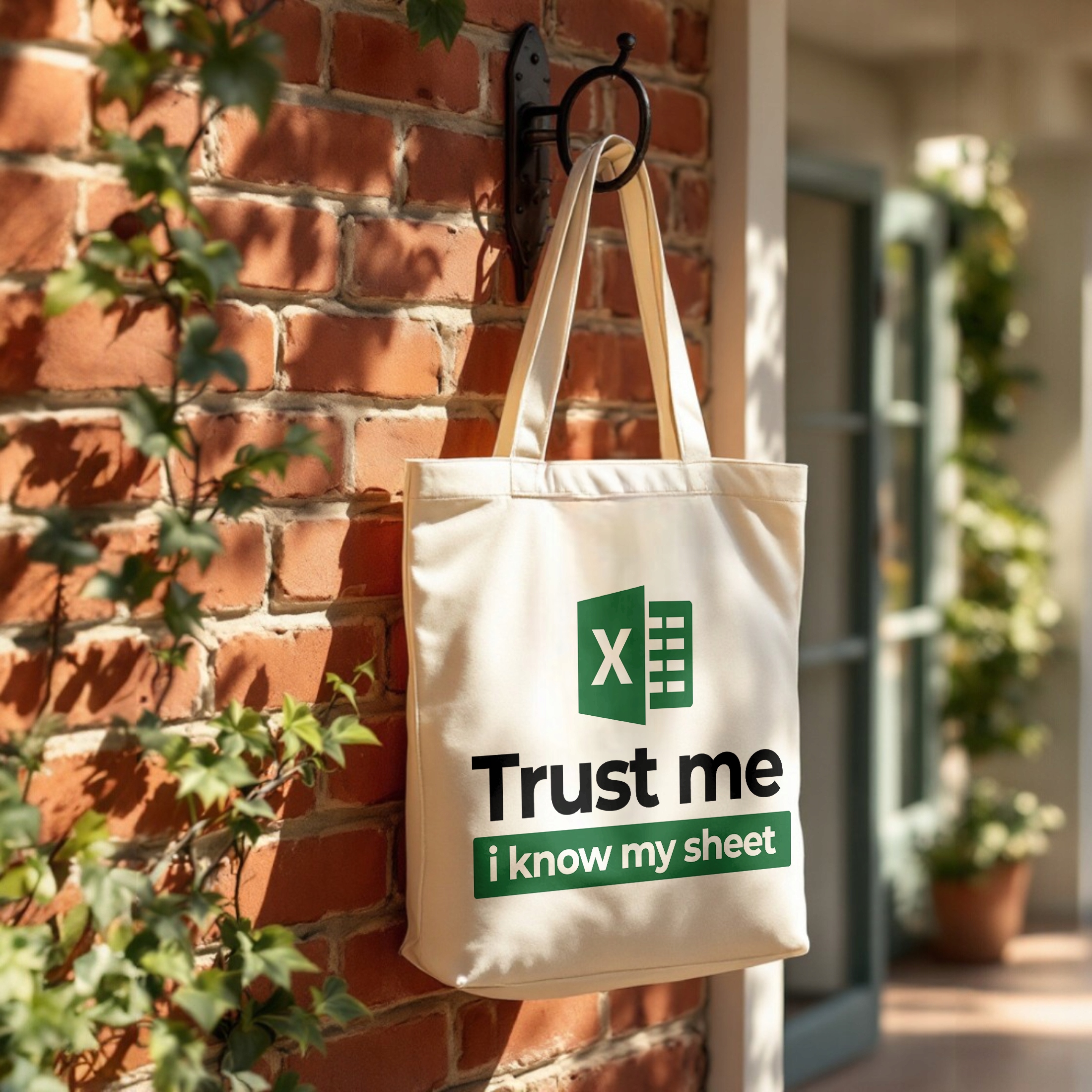 Torba bawełniana premium Trust Me Excel Zabawny Prezent