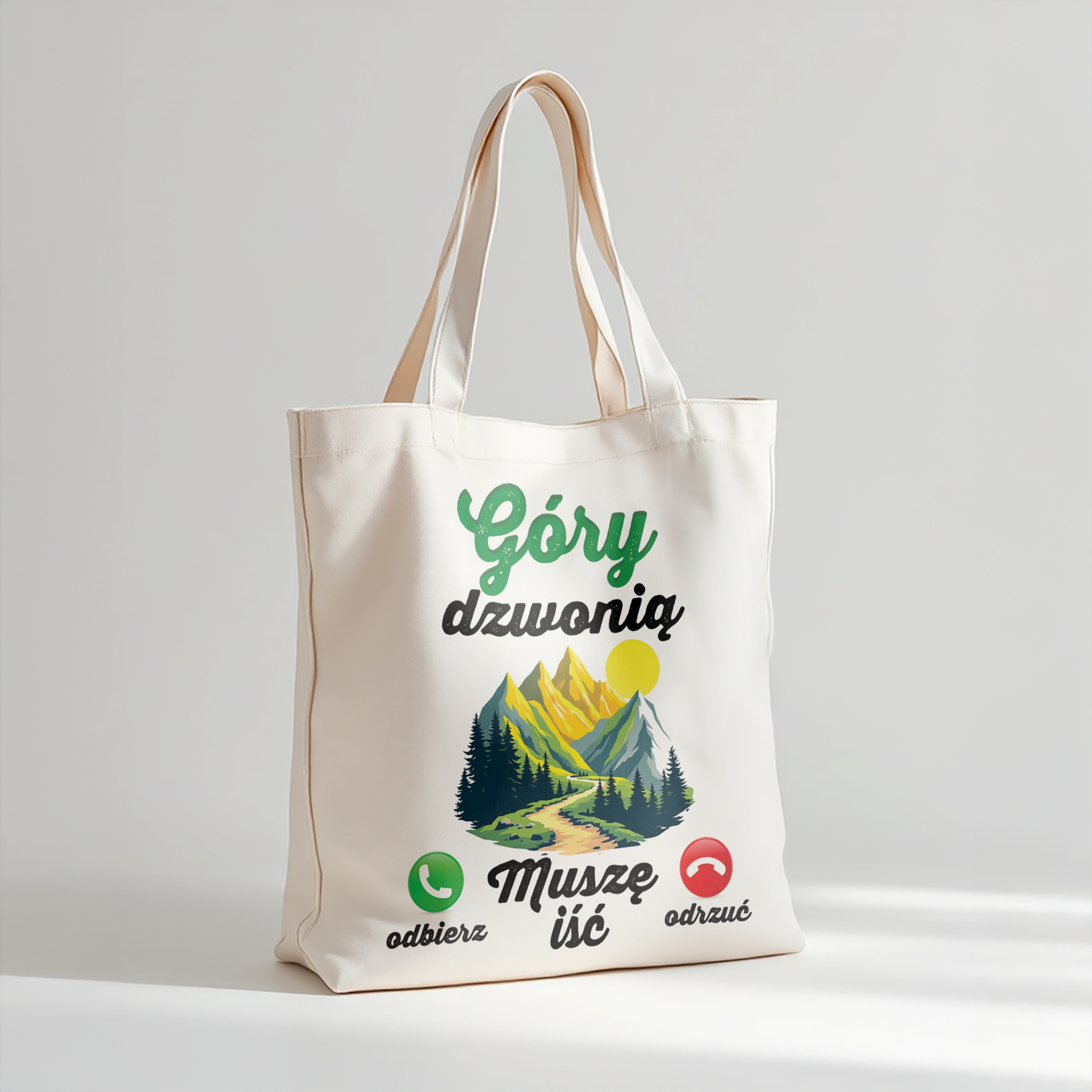 Torba bawełniana premium Góry Dzwonią Zabawny Prezent