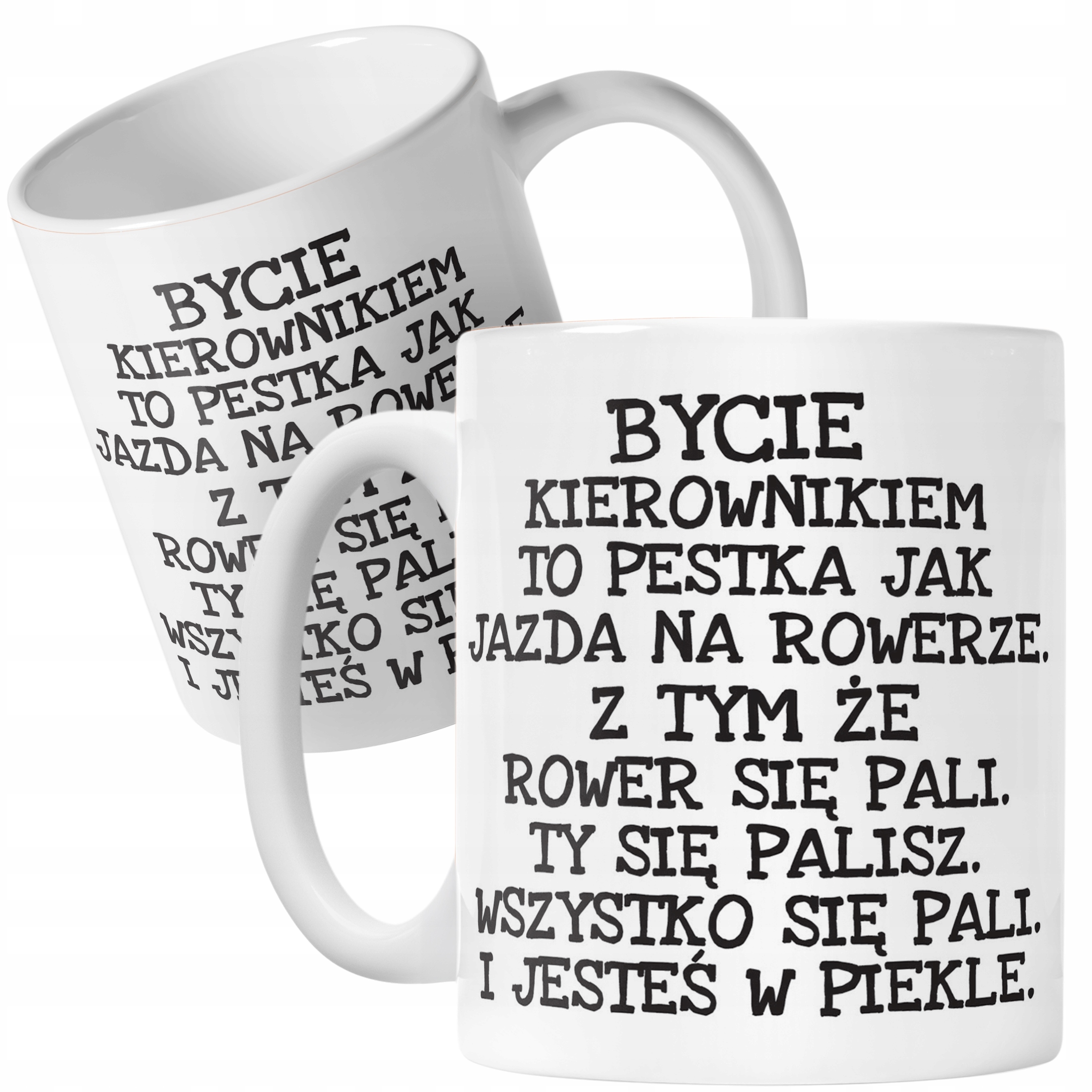 Kubek ceramiczny Bycie Kierownikiem Dla Kierownika Zabawy Prezent