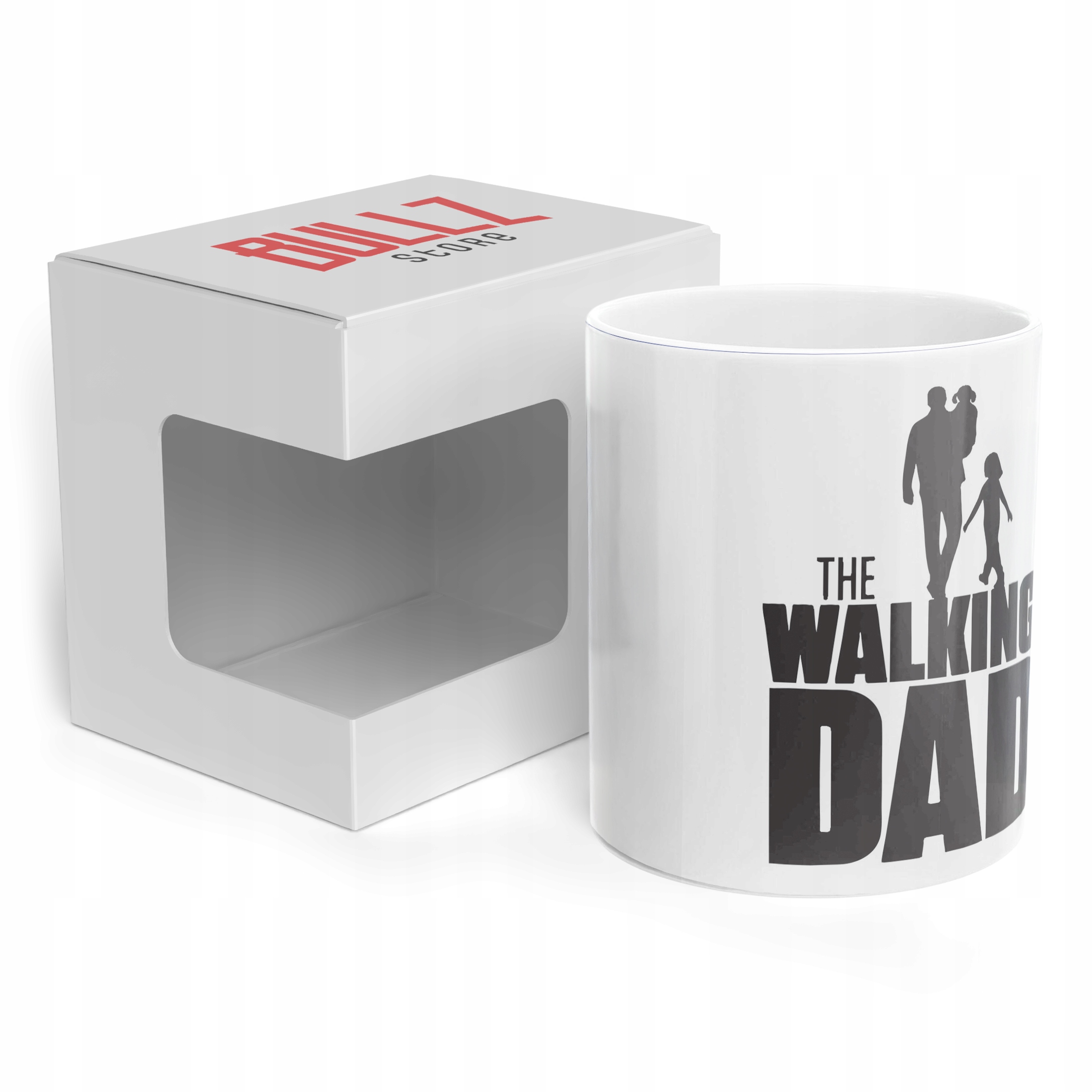 Zestaw Kubek + Poduszka Dzień Ojca Dla Taty The Walking Dad Prezent
