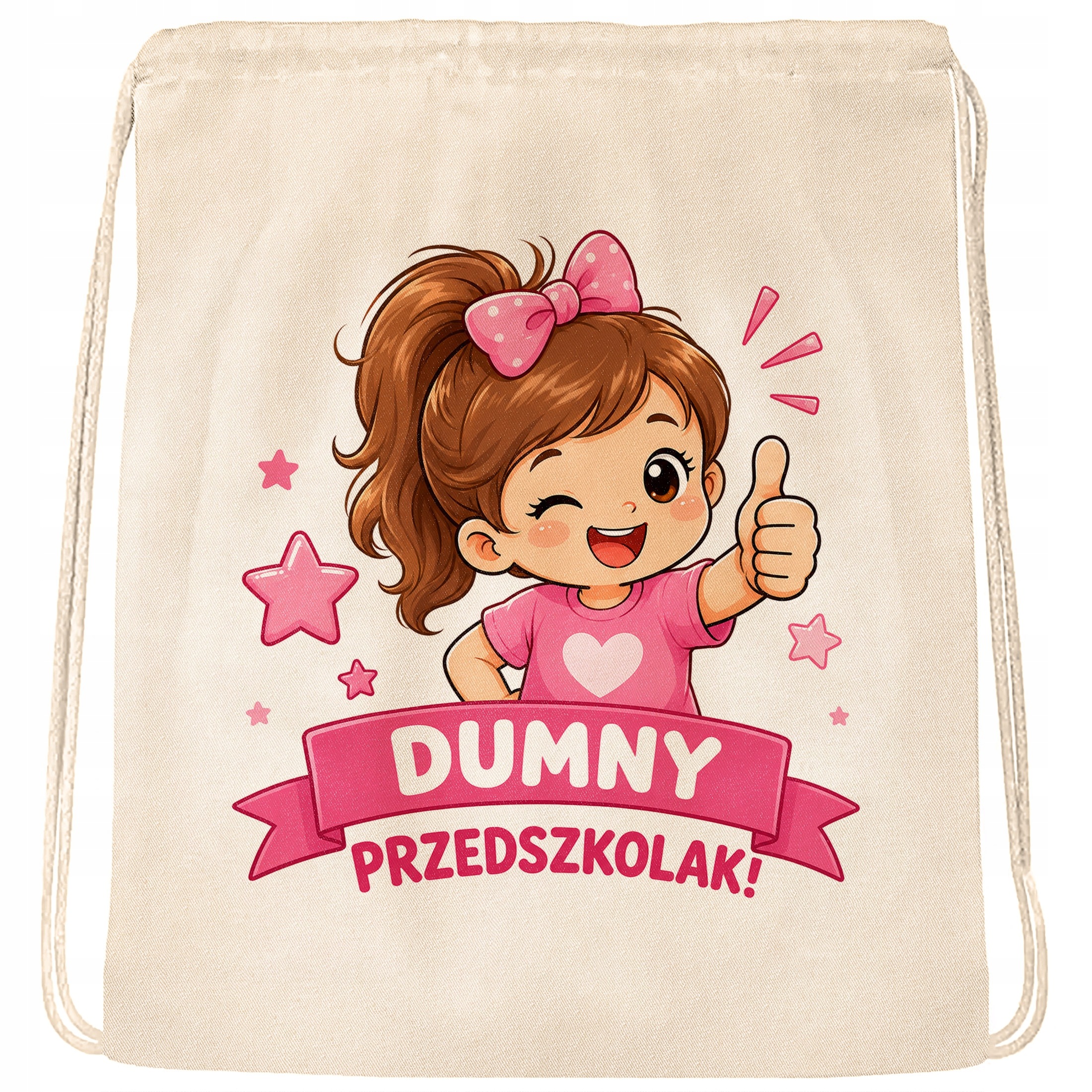 Zestaw Plecak Worek Kubek Emaliowany Z Nadrukiem Przedszkolak Szkoła