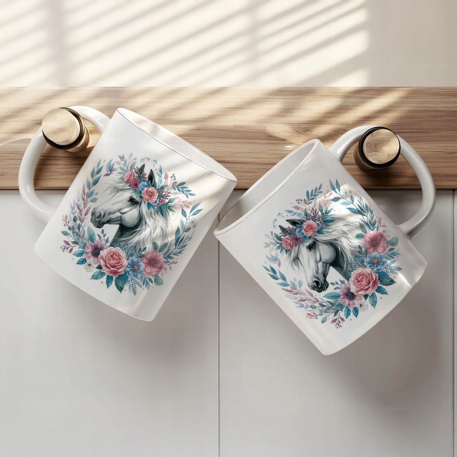 Kubek ceramiczny Z Koniem Koń Słodki Dla Dzieci Dla Koniar Prezent