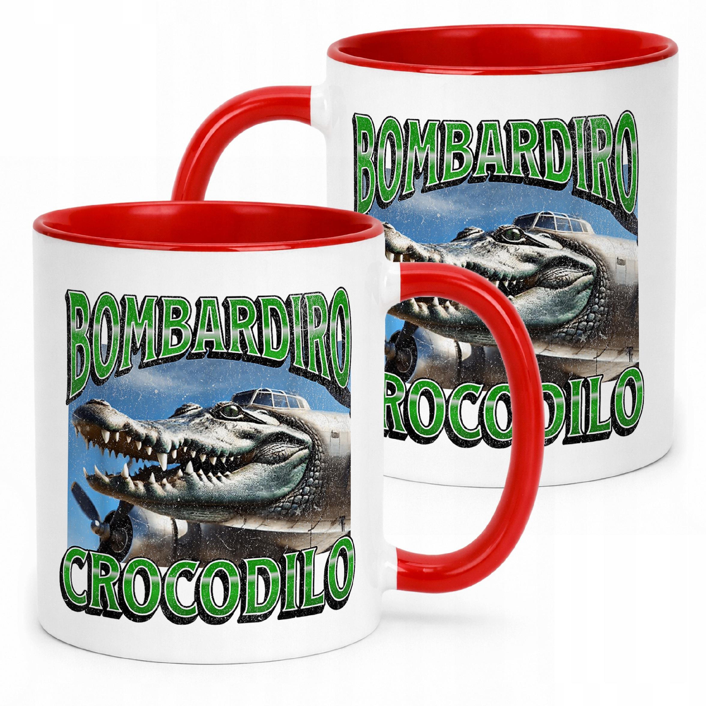 Kubek ceramiczny Bombardino Crocodilo viral tiktok brainrot