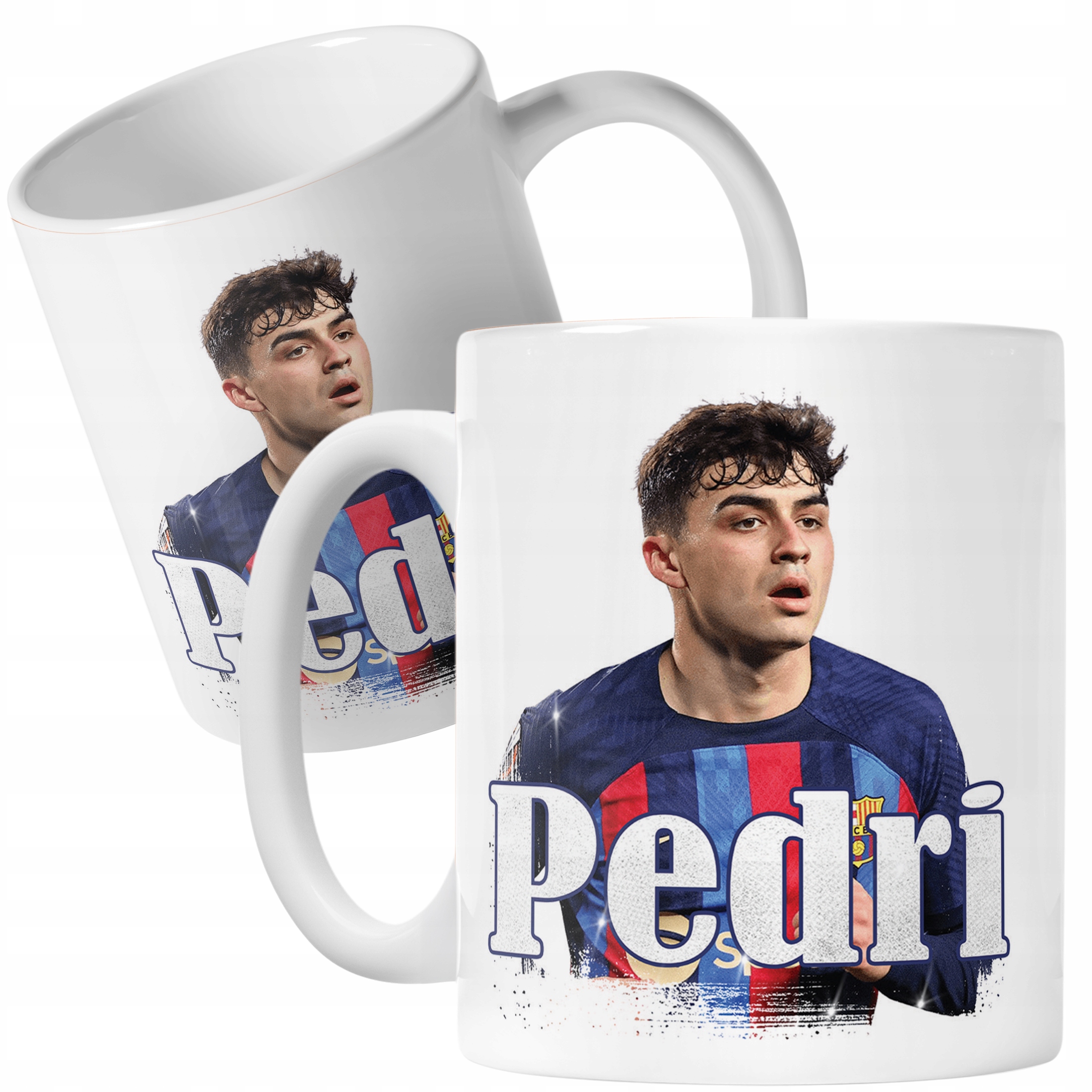 Kubek ceramiczny Pedri dla kibiców FC Barcelona Prezent