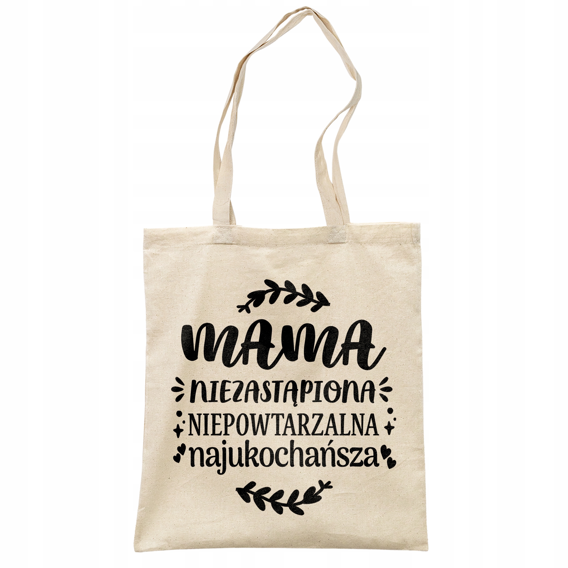 Torba bawełniana na zakupy Dzień Matki Dla Mamy Prezent Niezastąpiona