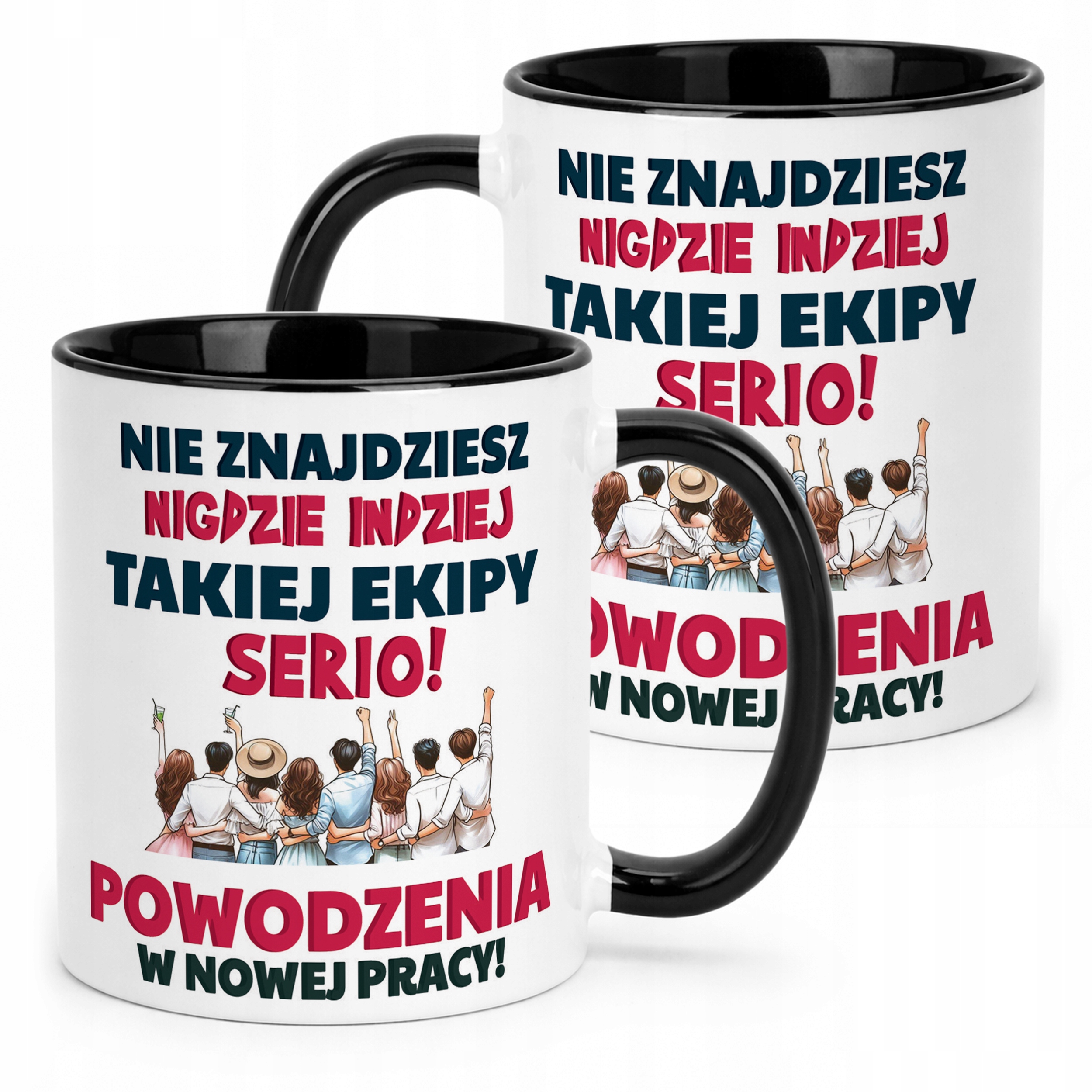 Kubek Czarny Pożeganie Odejście z Pracy Dla Kolegi Koleżanki Prezent