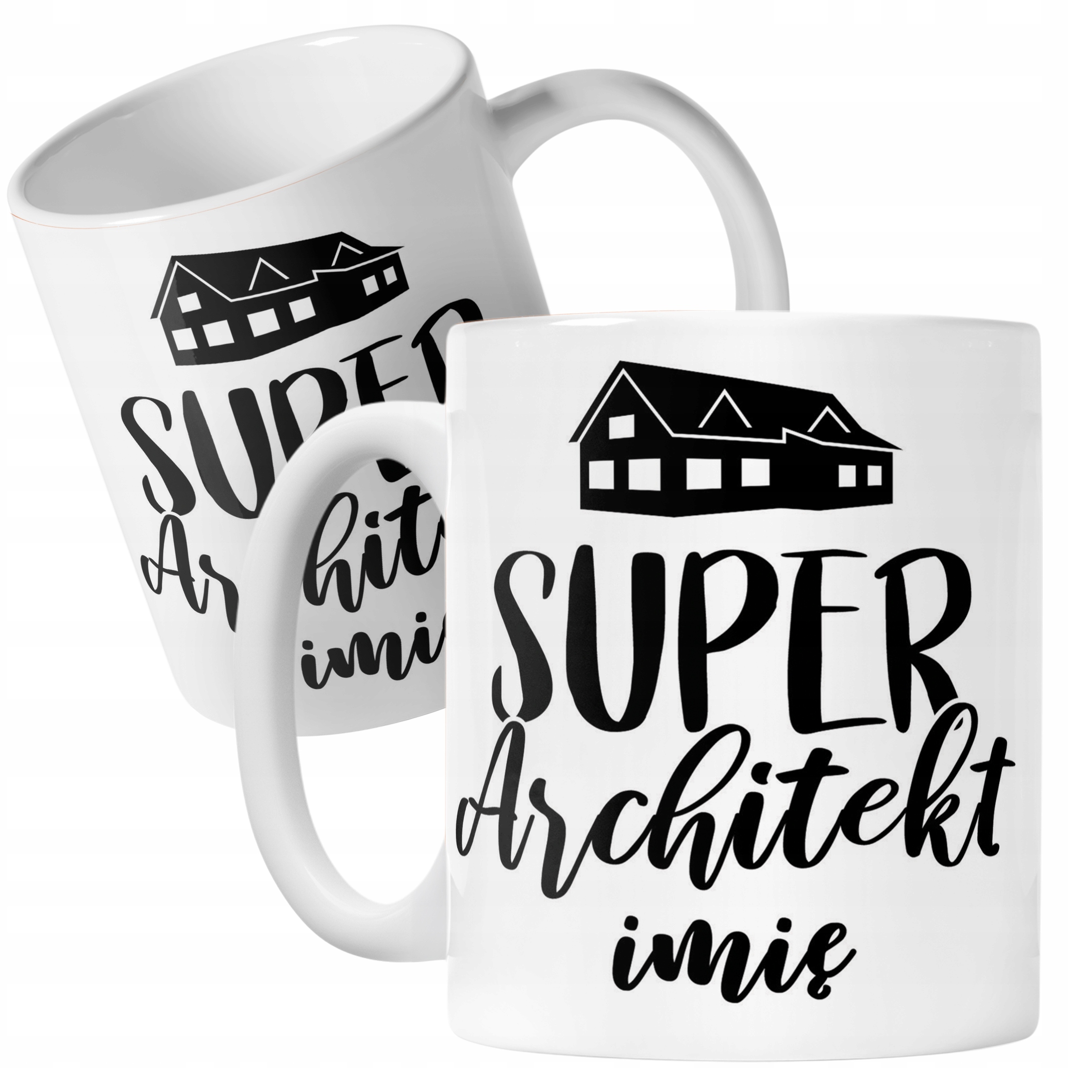 Kubek Ceramiczny Personalizowany Super Architekt Prezent Upominek