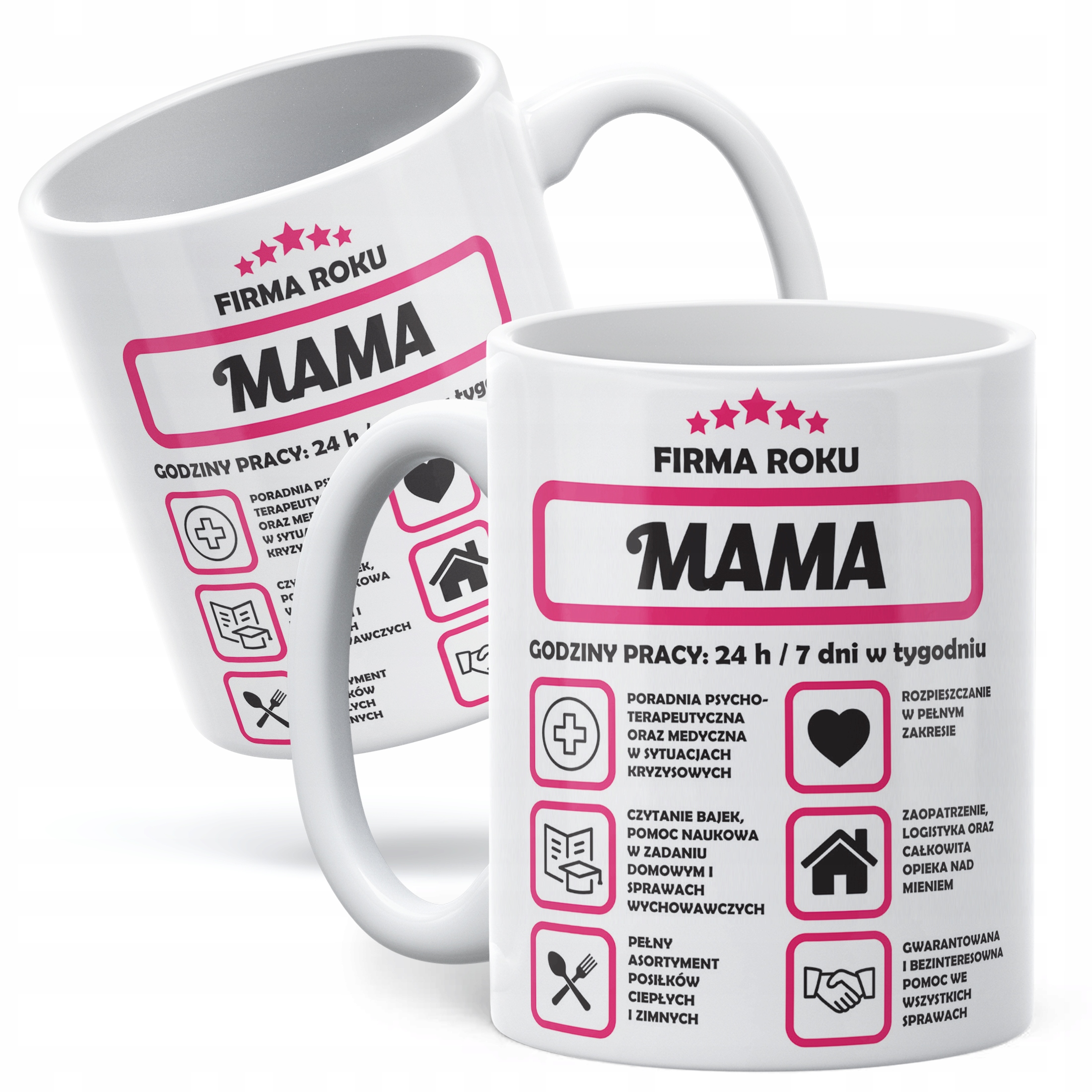 Kubek ceramiczny Dzień Matki Dla Mamy Prezent Firma Mama