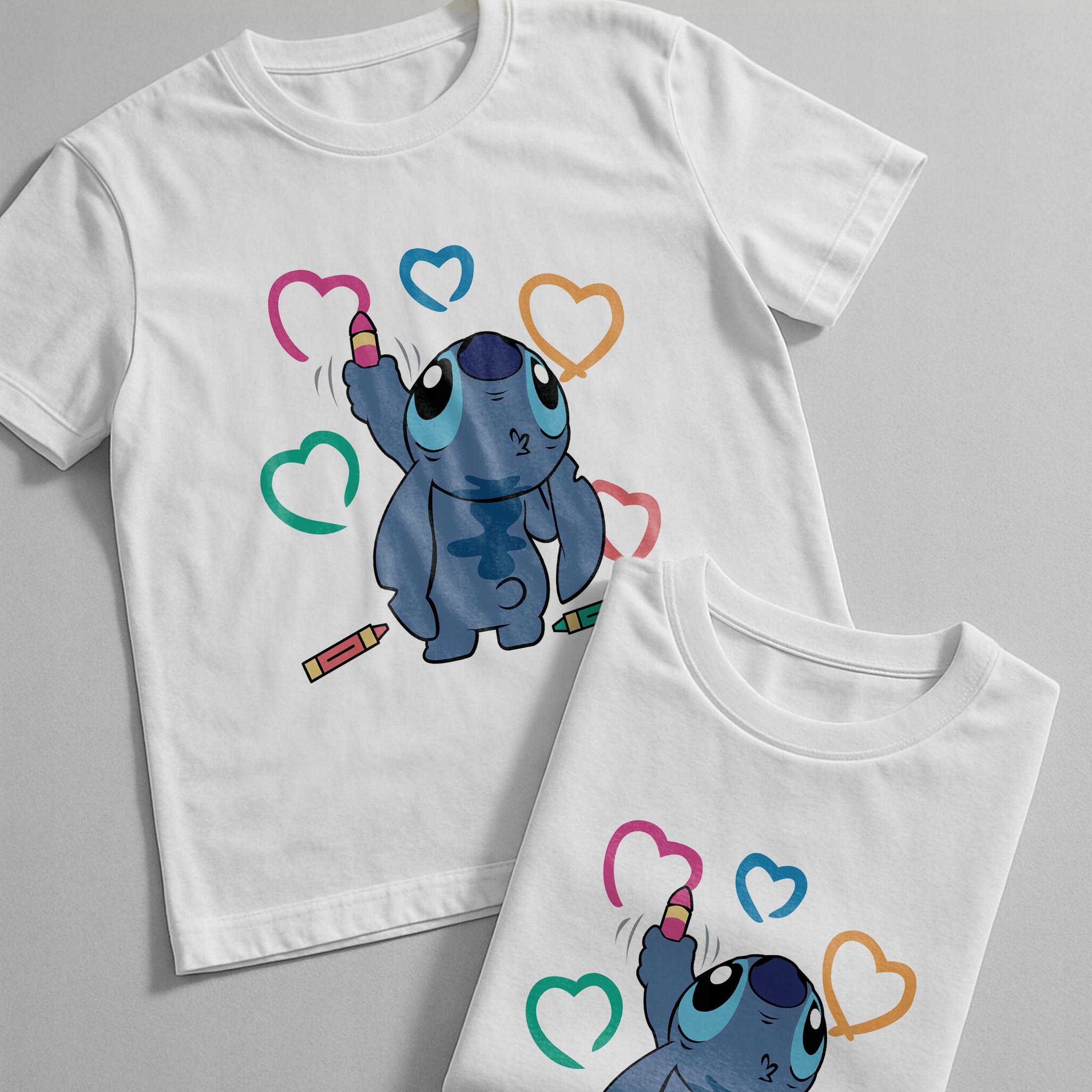 Koszulka biała dziecięca Stitch Lilo i Stich Dla Fanów