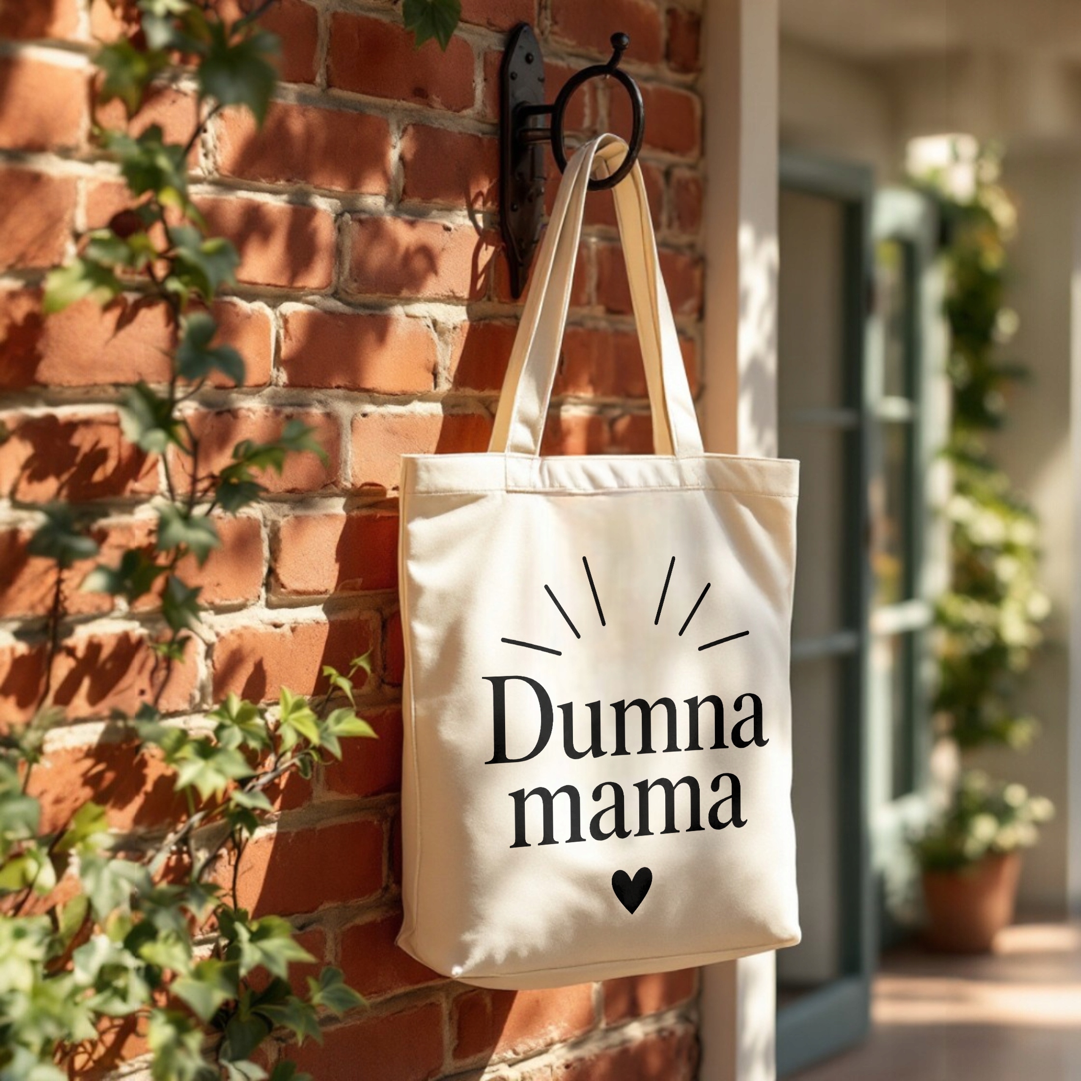 Prezent na Dzień Matki torba bawełniana premium dla mamy miły upominek