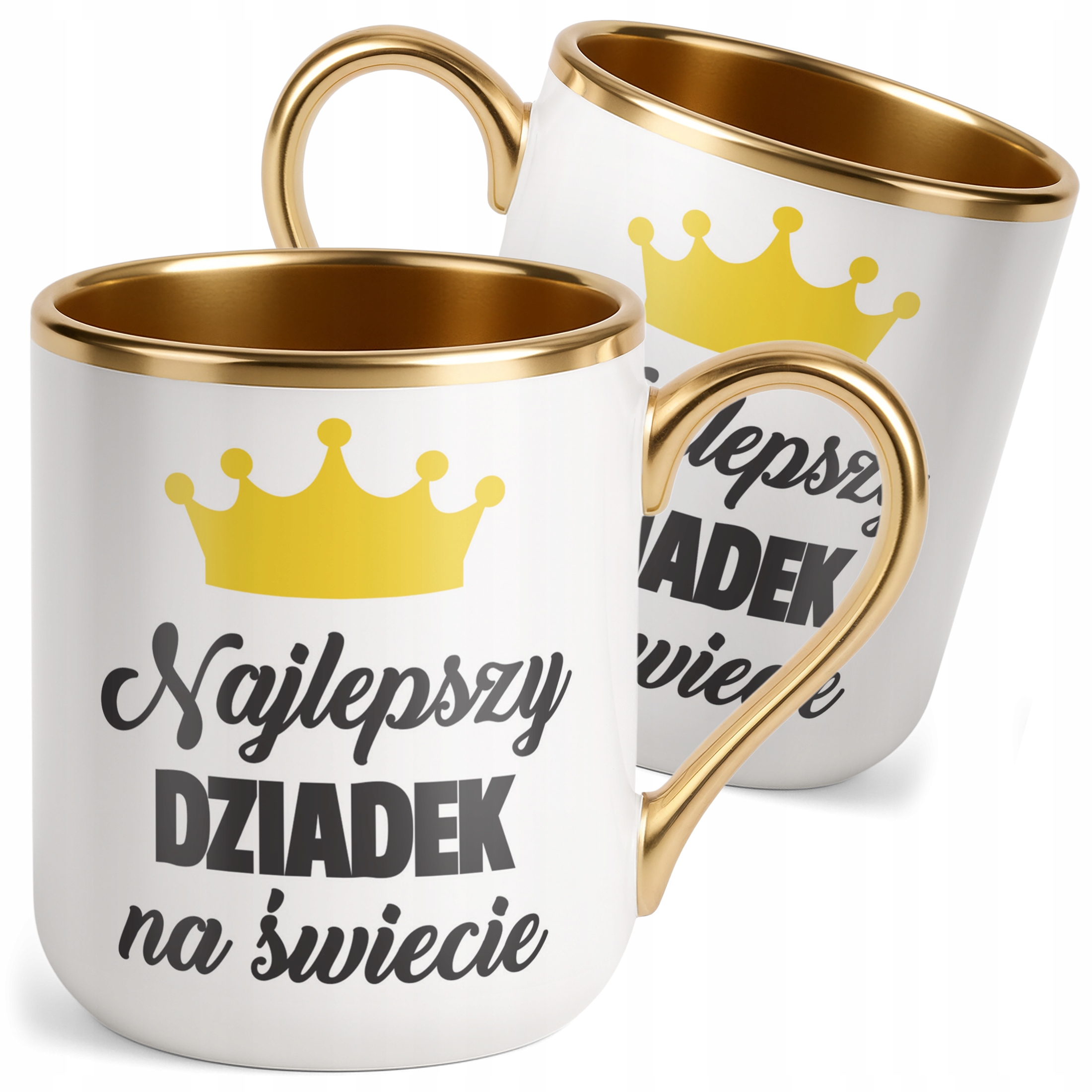 Kubek Premium Złoty Dzień Dziadka Dla Dziadka Prezent Upominek