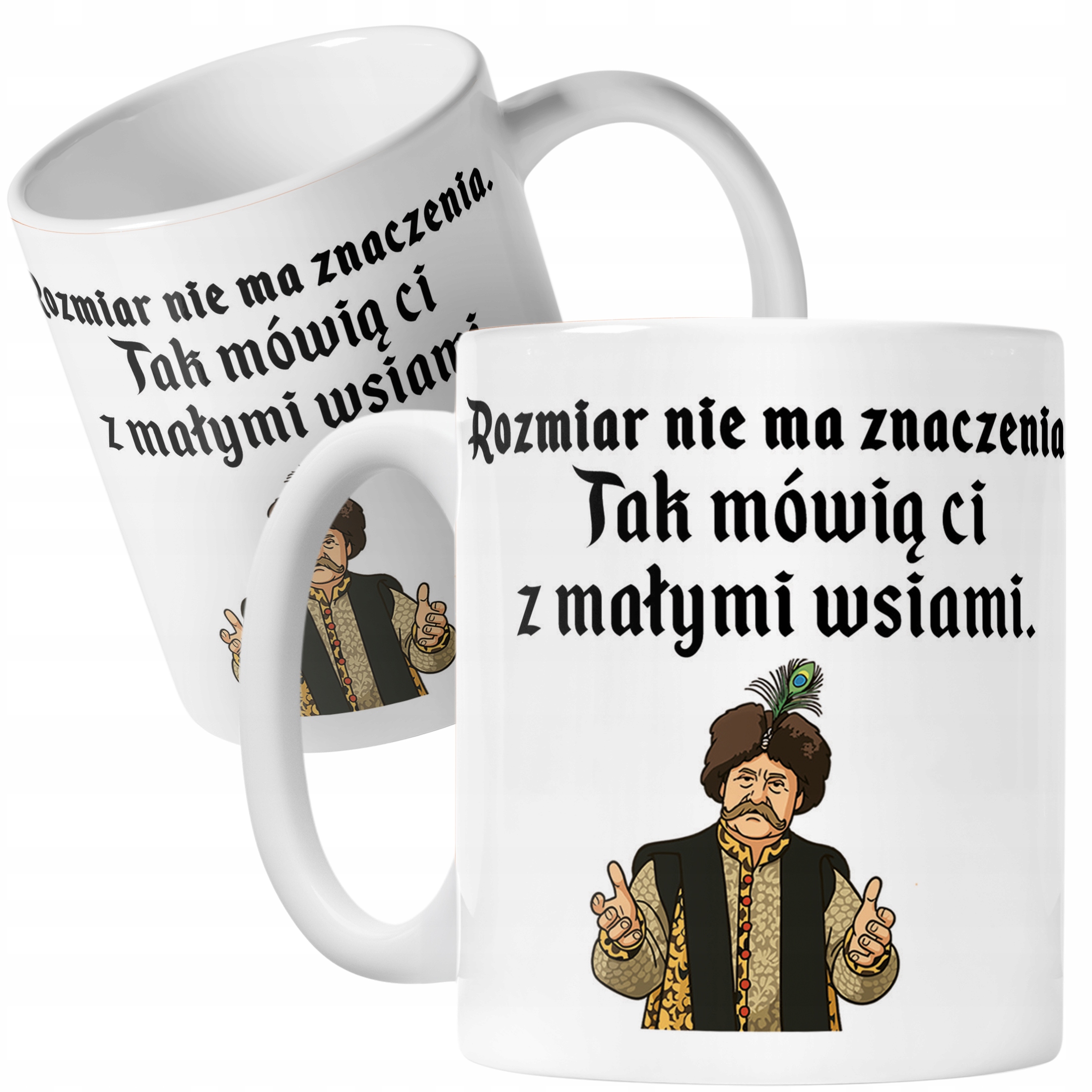 Kubek ceramiczny 1670 Rozmiar Nie Ma Znaczenia Jan Paweł Prezent