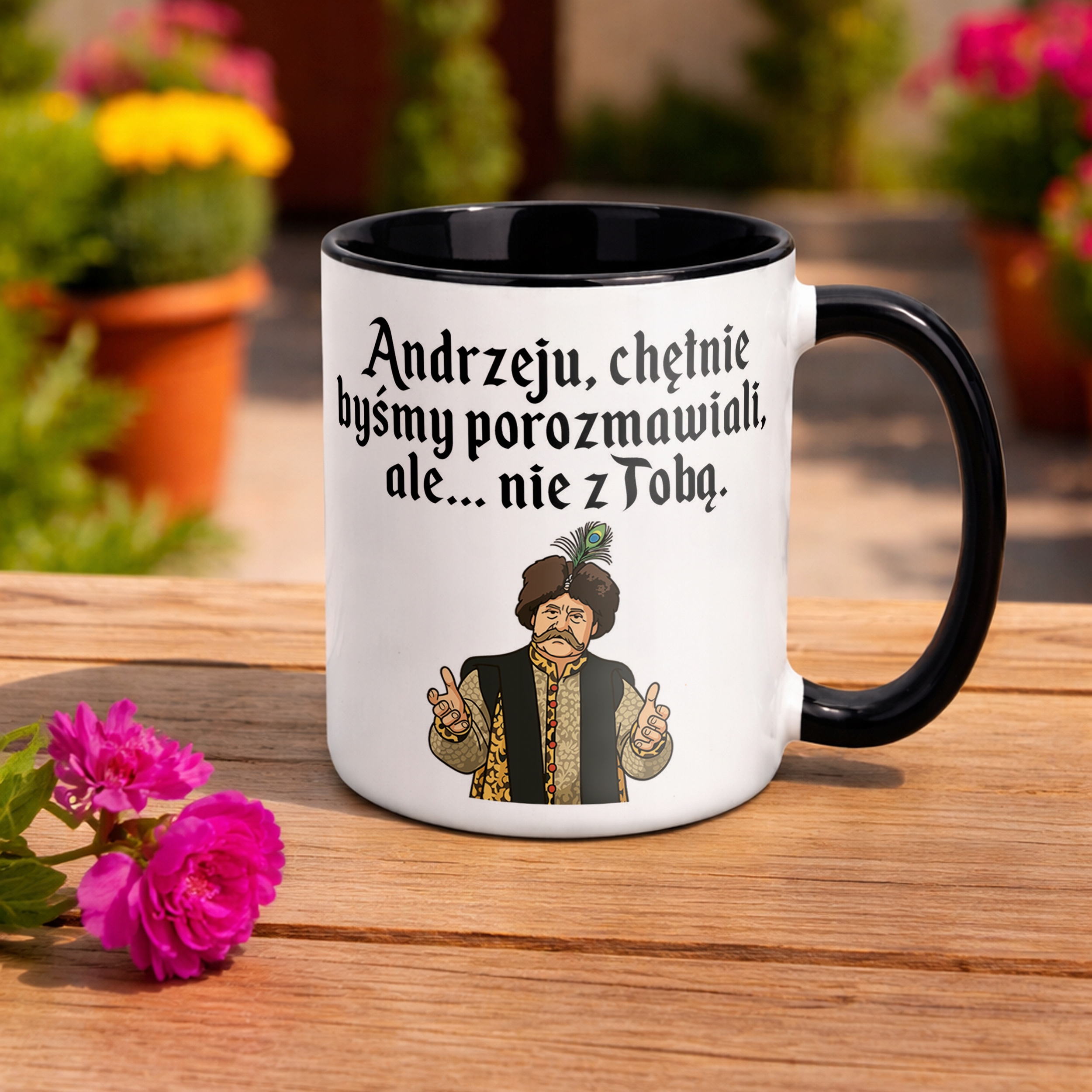 Kubek Czarny 1670 Andrzeju Chętnie Byśmy Porozmawiali Jan Paweł