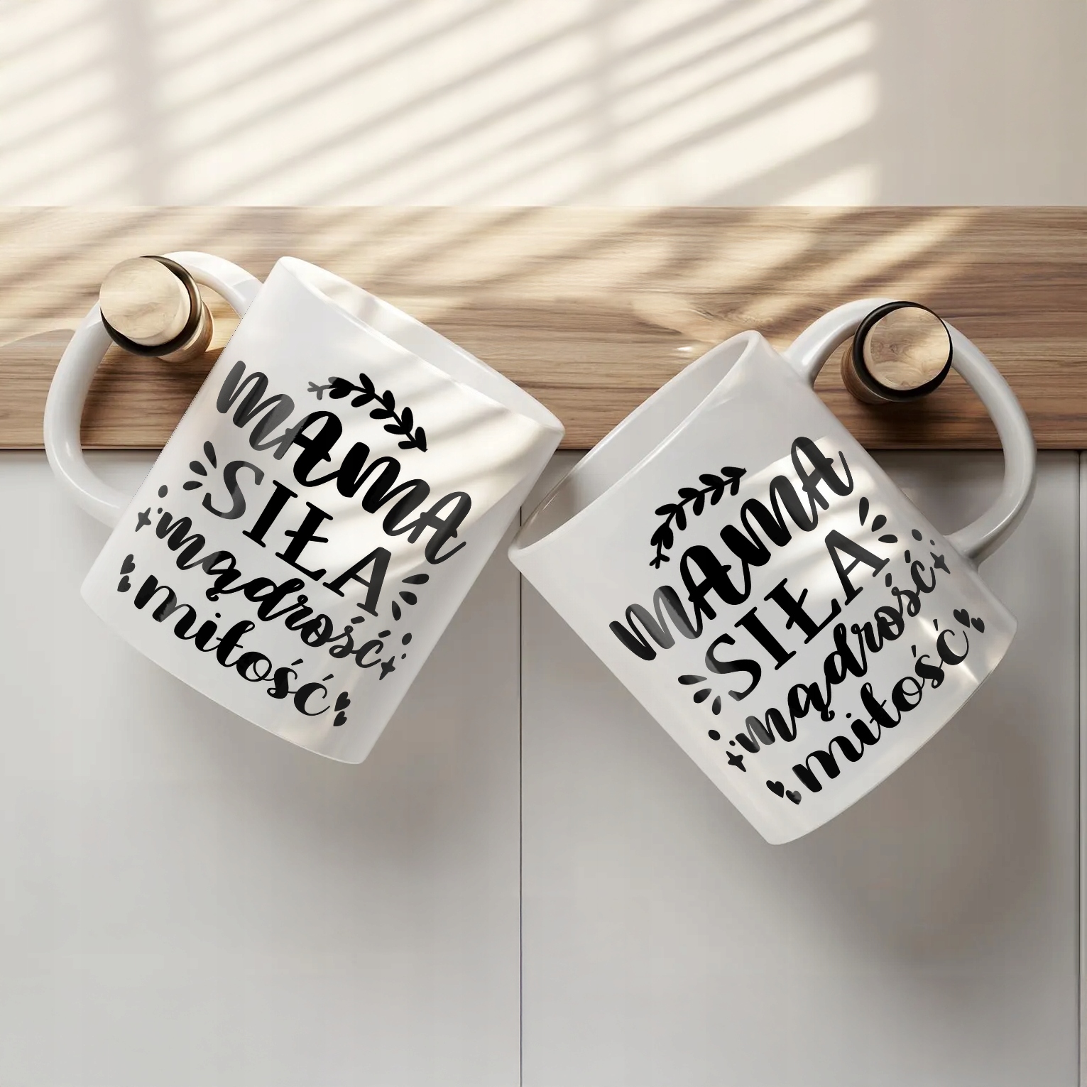 Kubek ceramiczny Dzień Matki Dla Mamy Prezent Siła Mądrość Miłość Mama