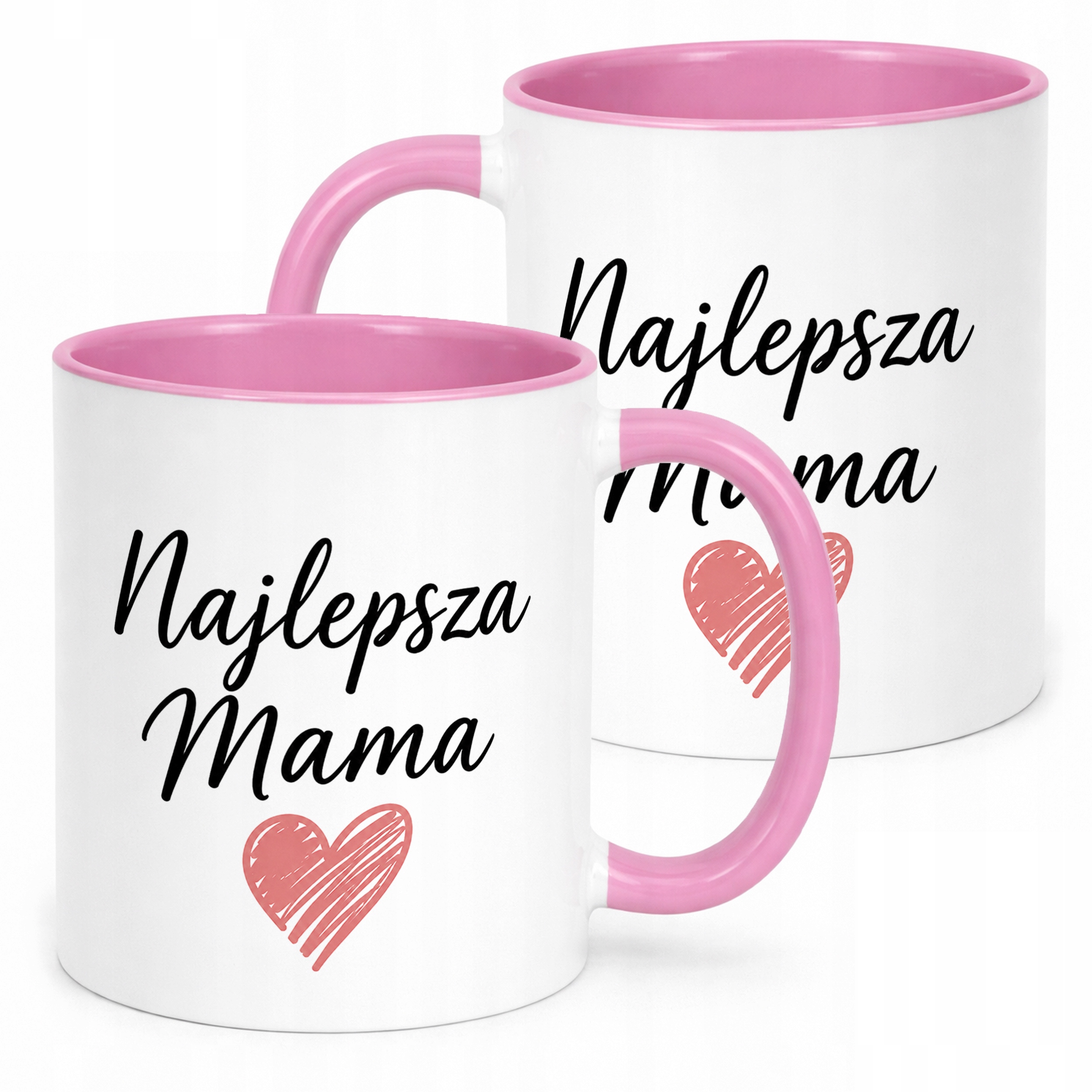 Kubek różowy dla mamy prezent na Dzień Matki idealny upominek dla mamy