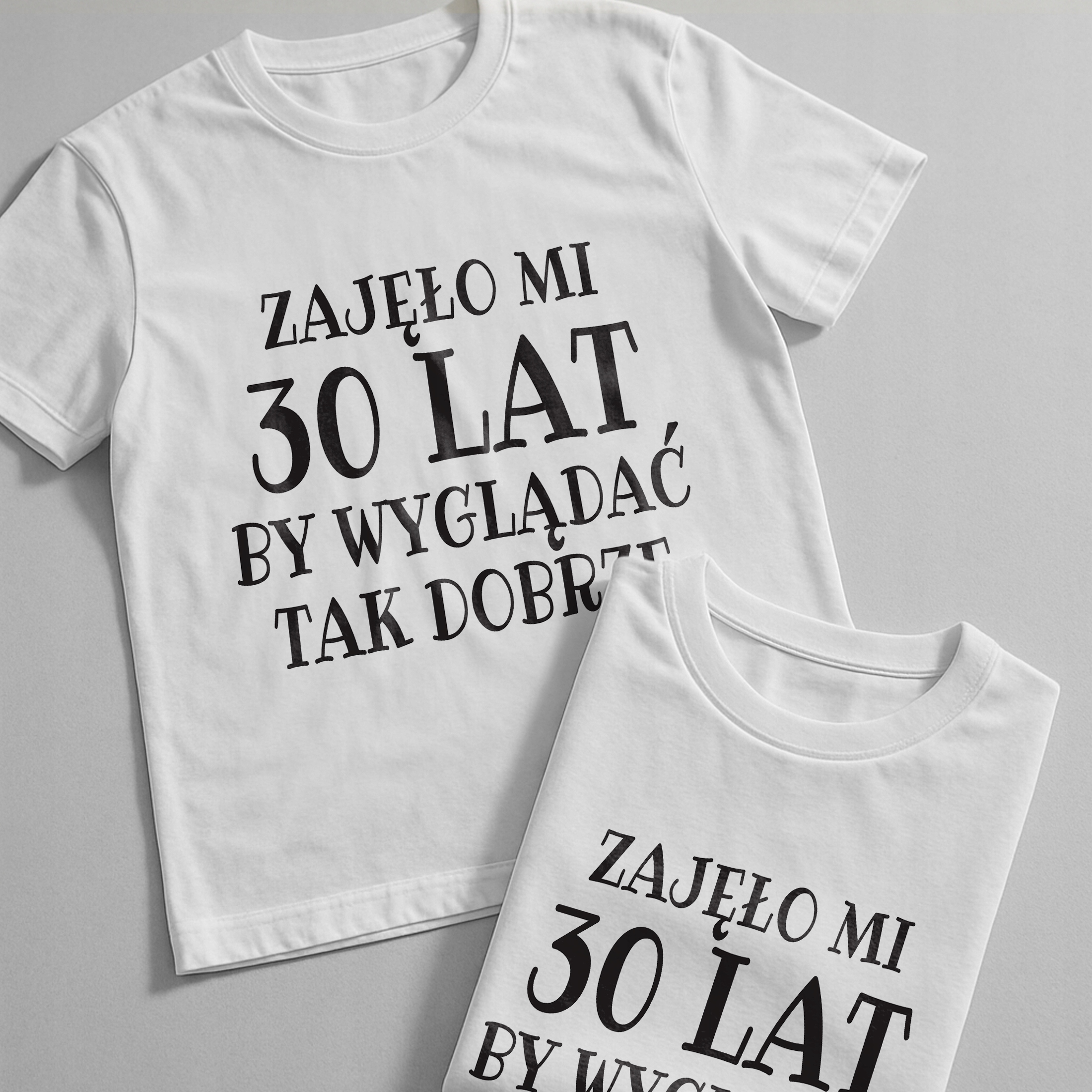 Koszulka biała męska Zajęło Mi 30 Urodziny Prezent Upominek r. 3XL