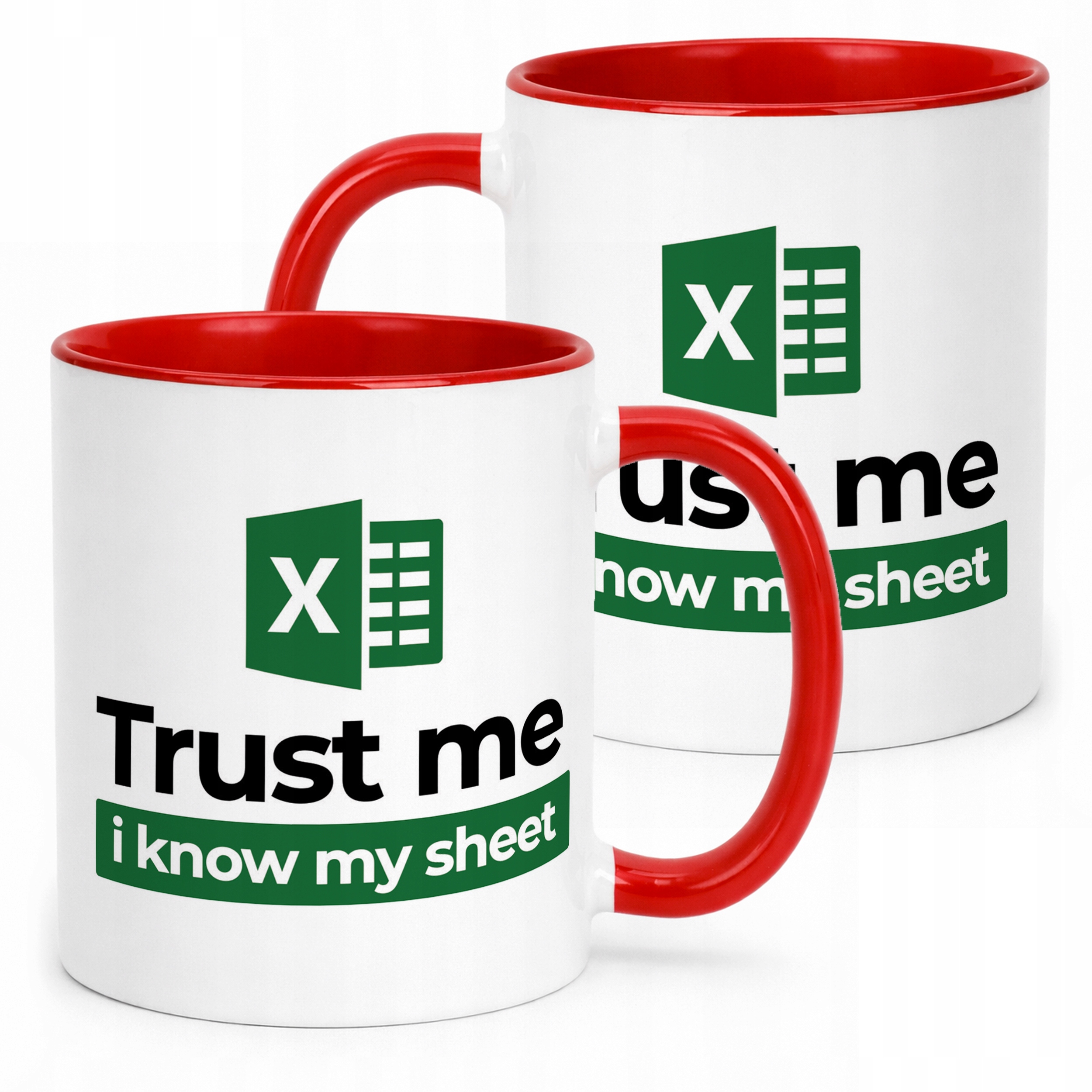 Kubek ceramiczny Trust Me I Know My Sheet Excel Zabawny Prezent Praca