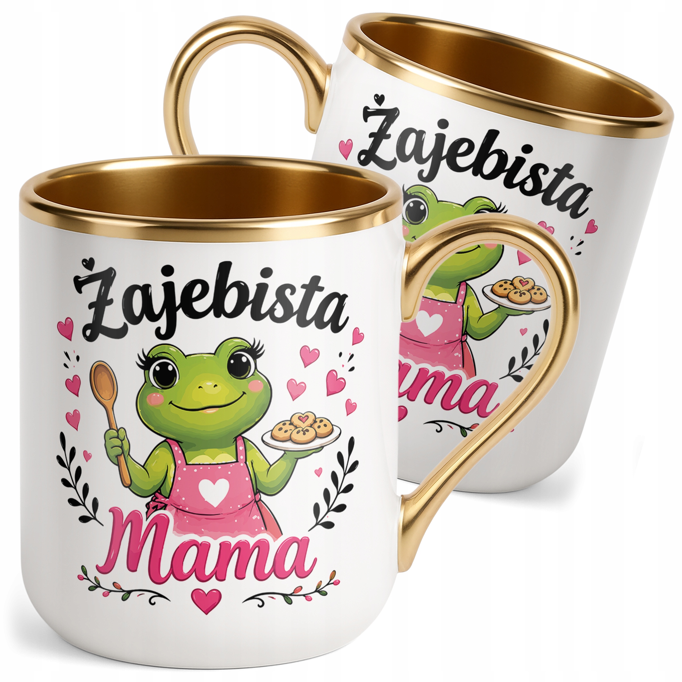Kubek dla mamy premium złoty prezent na Dzień Matki idealny upominek