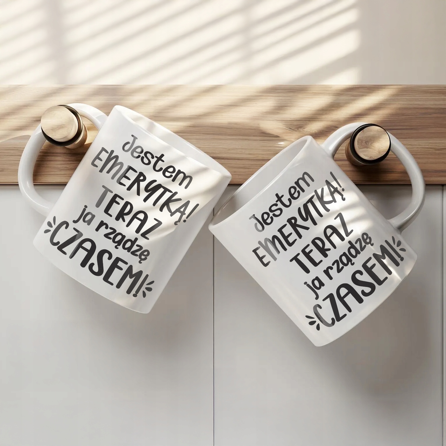 Kubek ceramiczny z okazji Emerytury Dla Emerytki Prezent Upominek