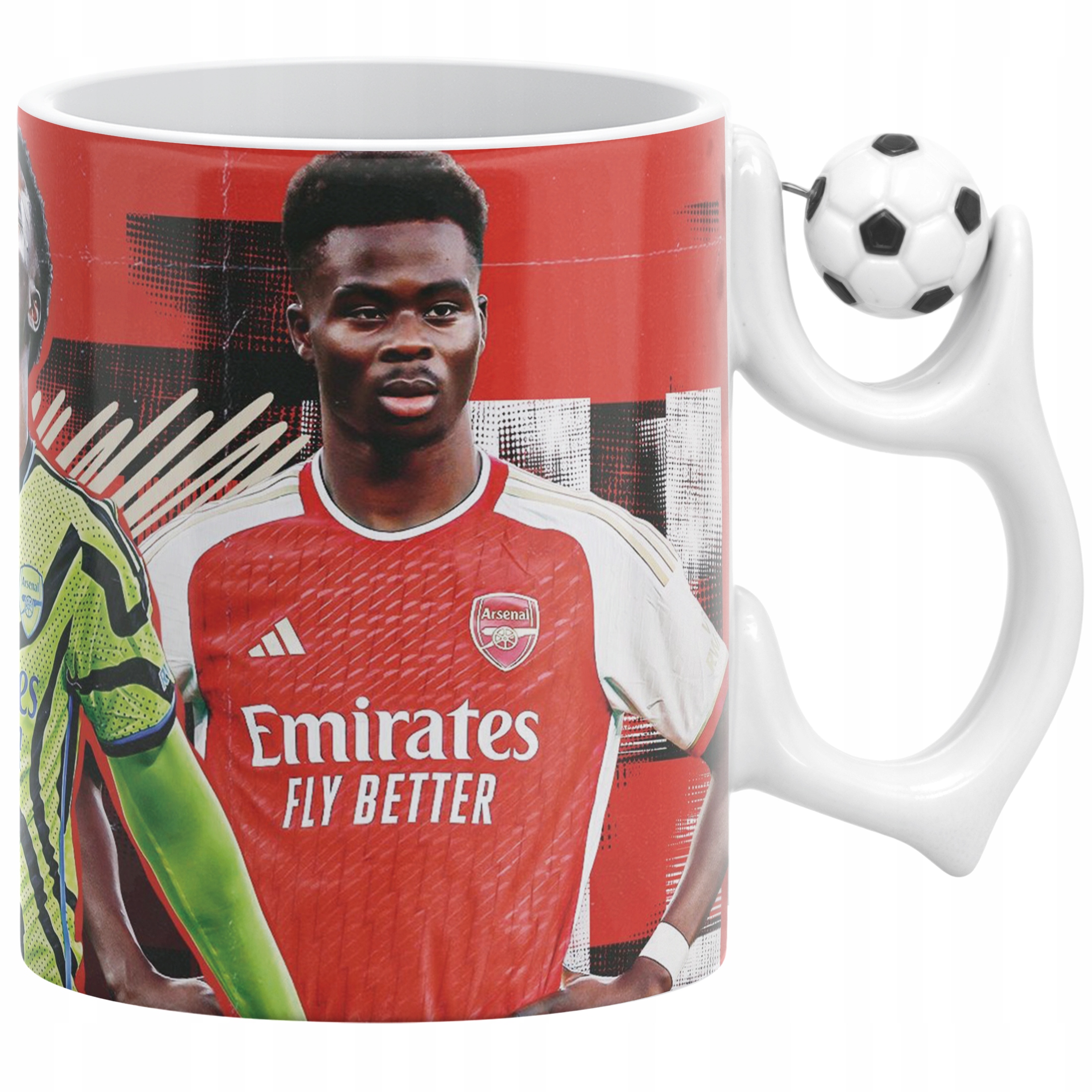 Kubek piłkarski Bukayo Saka dla fanów Arsenal dla kibica