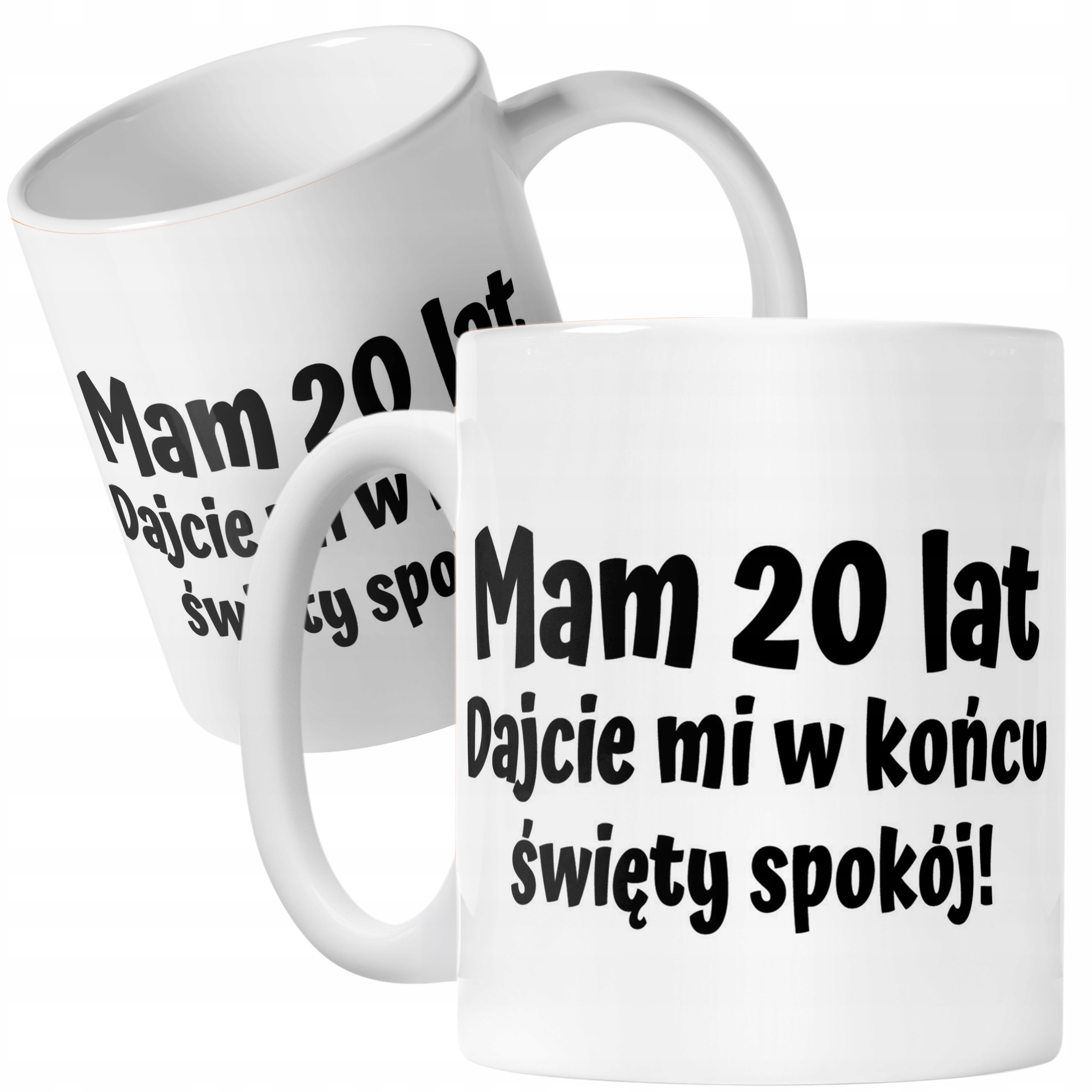 Kubek ceramiczny Mam 20 Lat Na Urodziny Prezent Upominek