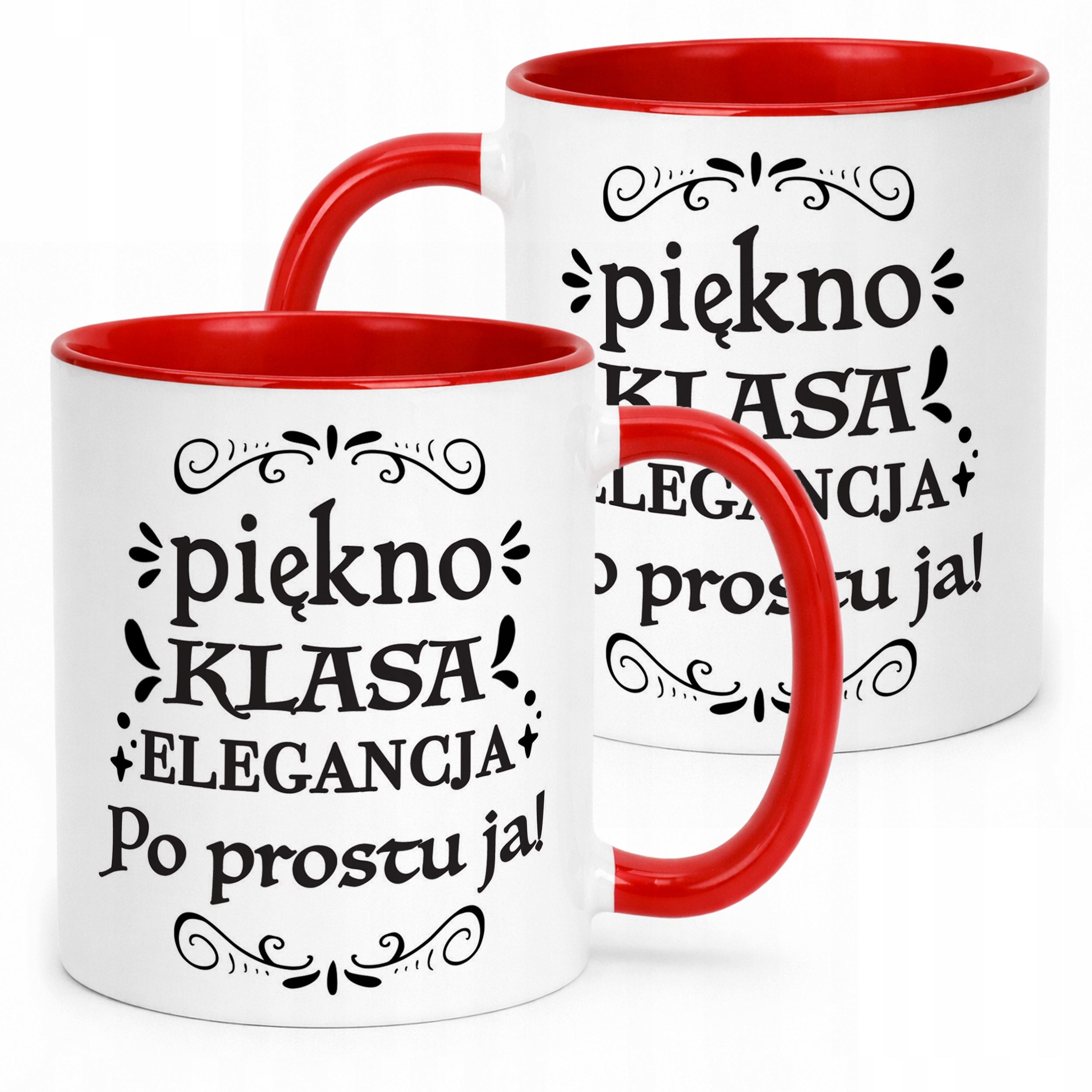 Kubek Czerwony Dzień Kobiet Dla Kobiety Dziewczyny Prezent Upominek