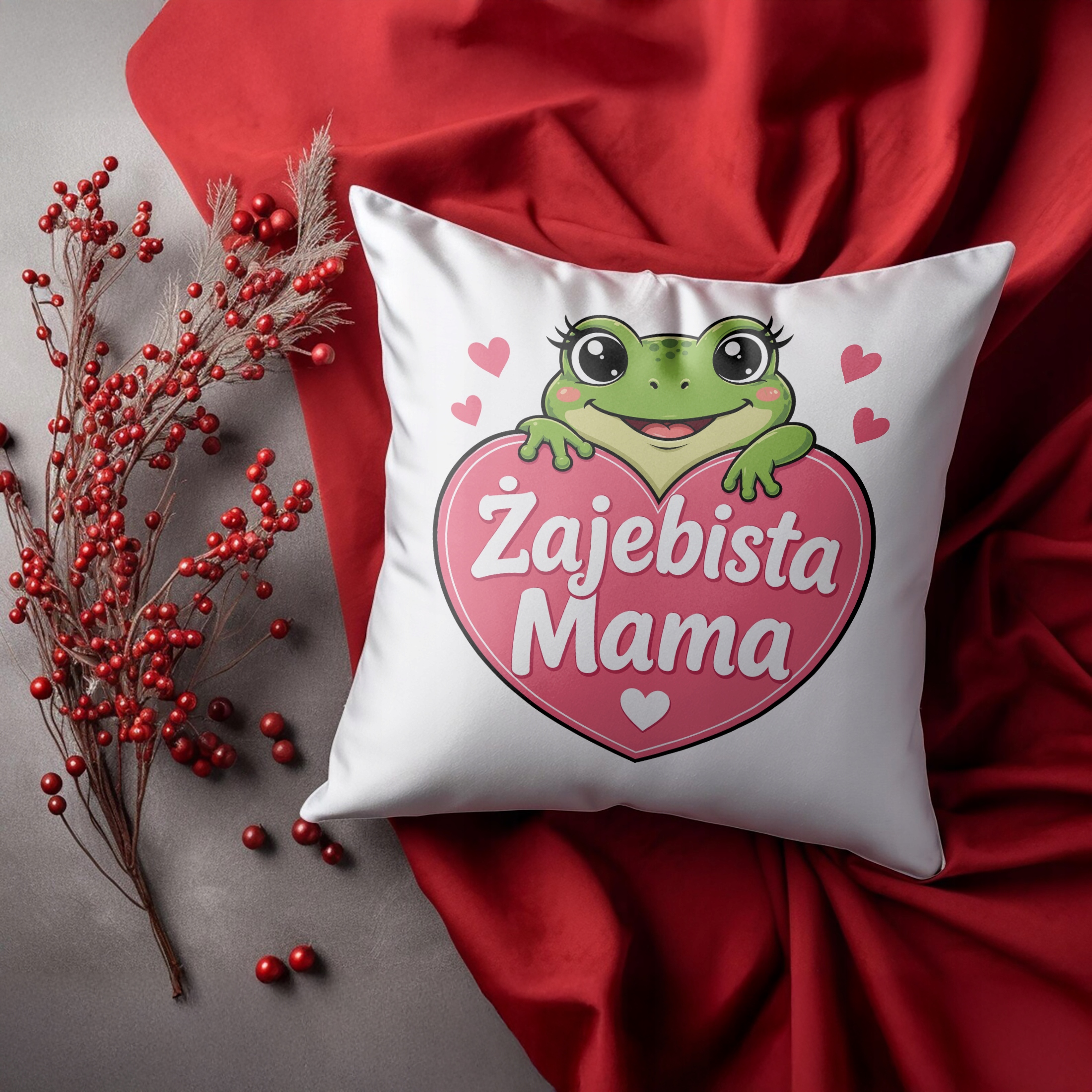Poduszka dla mamy 38x38cm prezent na Dzień Matki prezent dla mamusi