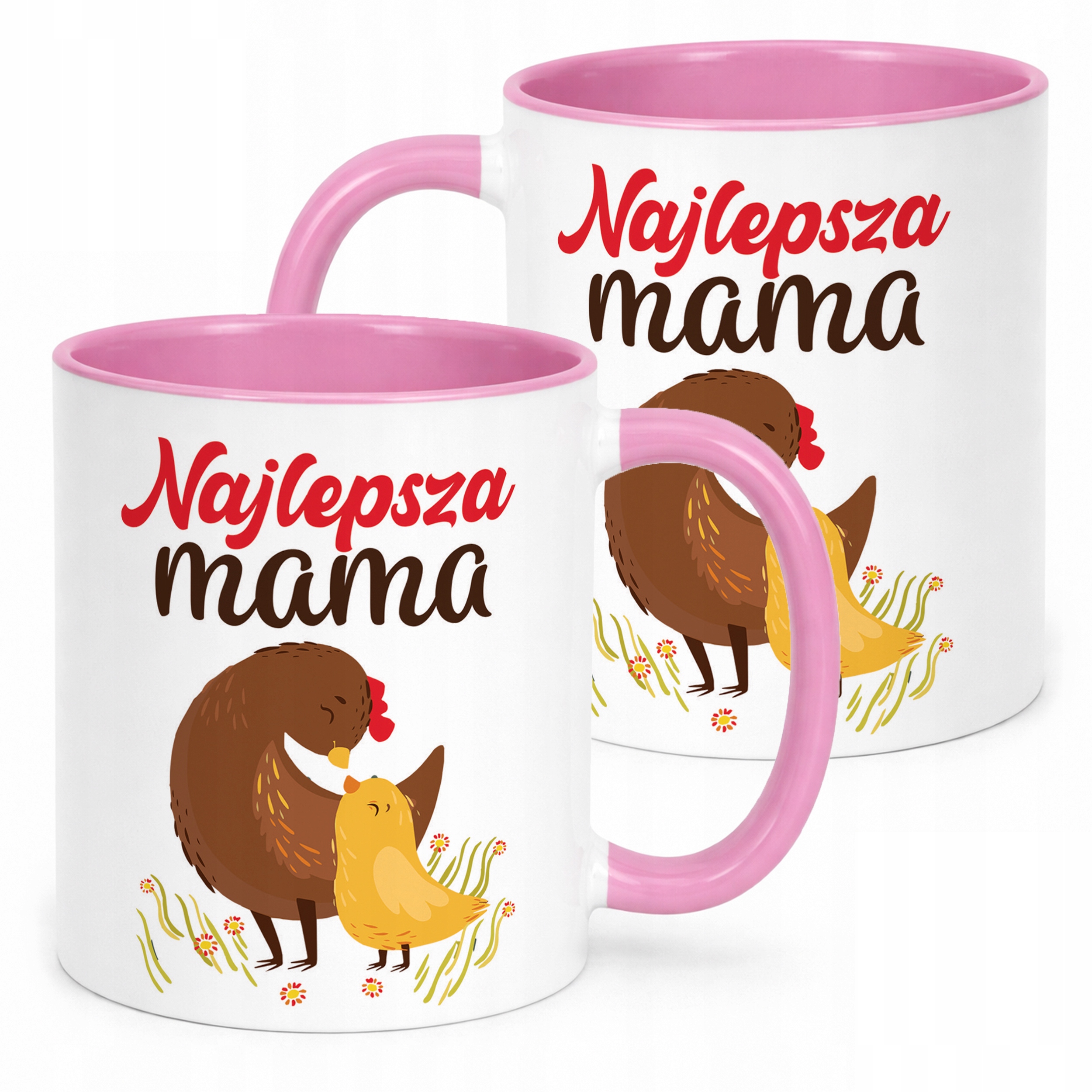Kubek Różowy Dzień Matki Dla Mamy Prezent Najlepsza Mama
