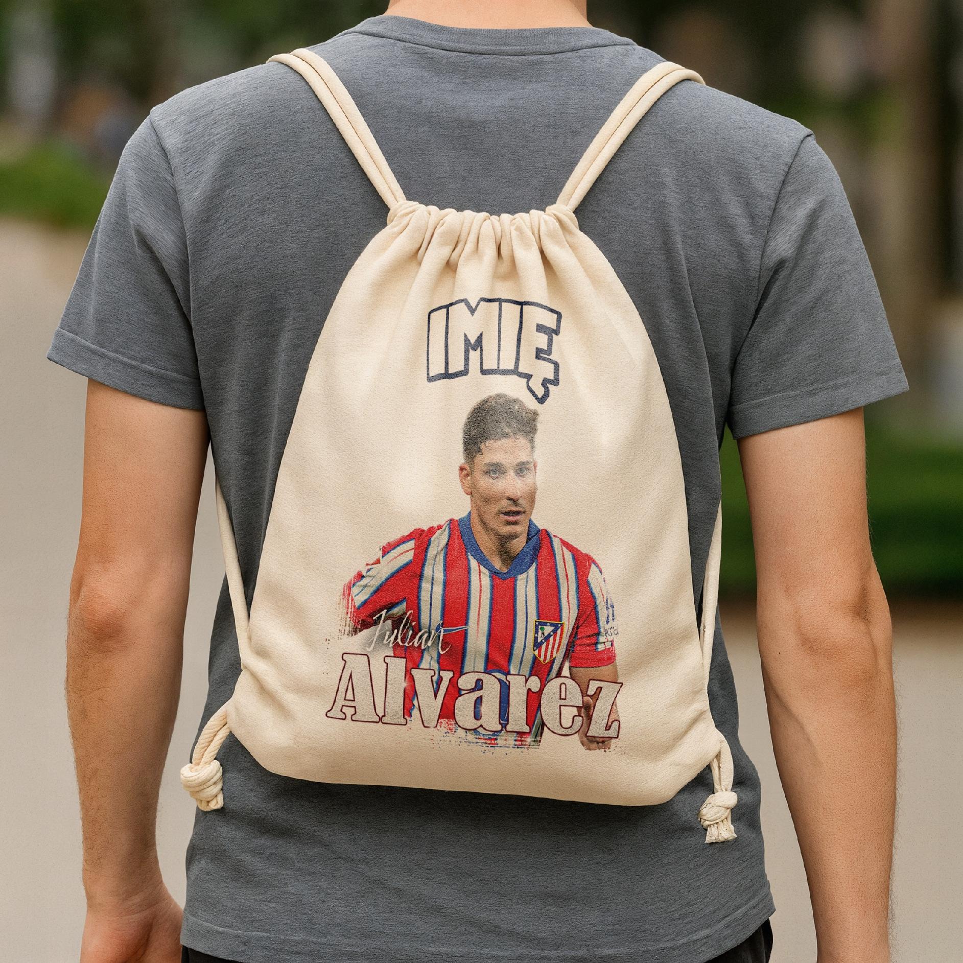 Plecak personalizowany Julián Álvarez dla kibiców Atlético Madryt