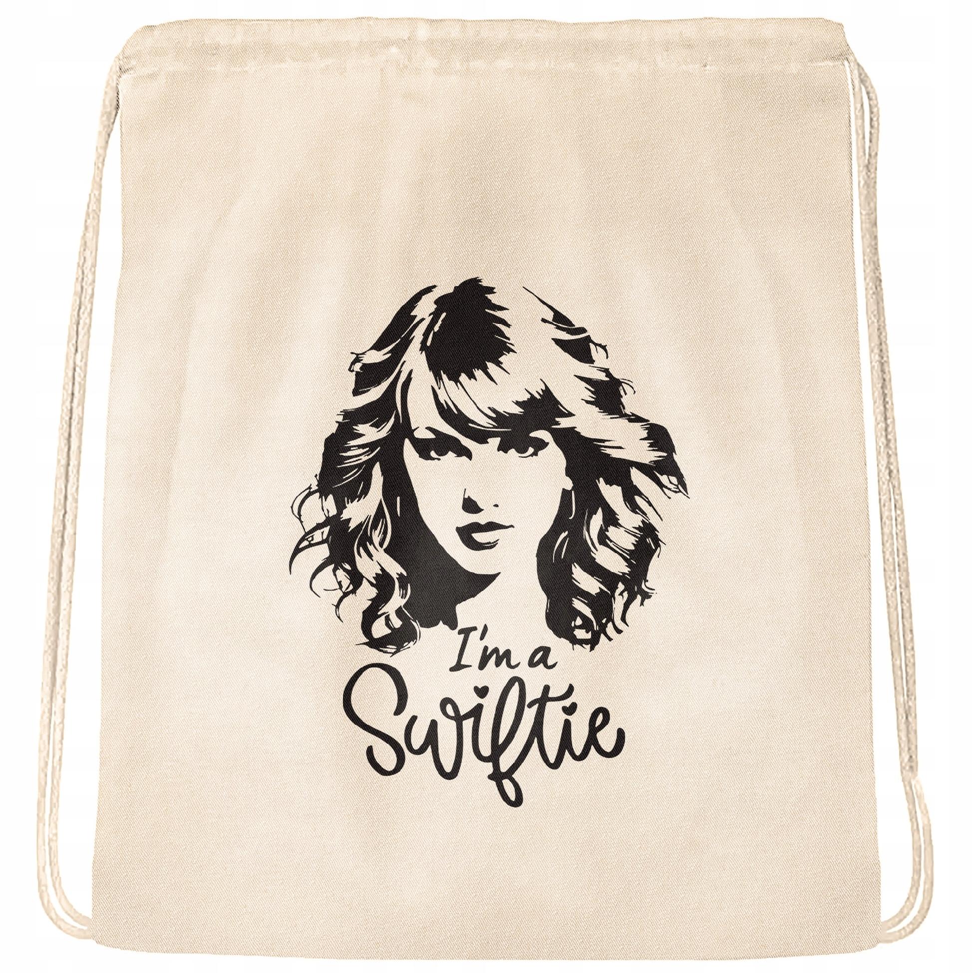 Plecak bawełniany 34×40 Taylor Swift Swiftie Dla Fanów