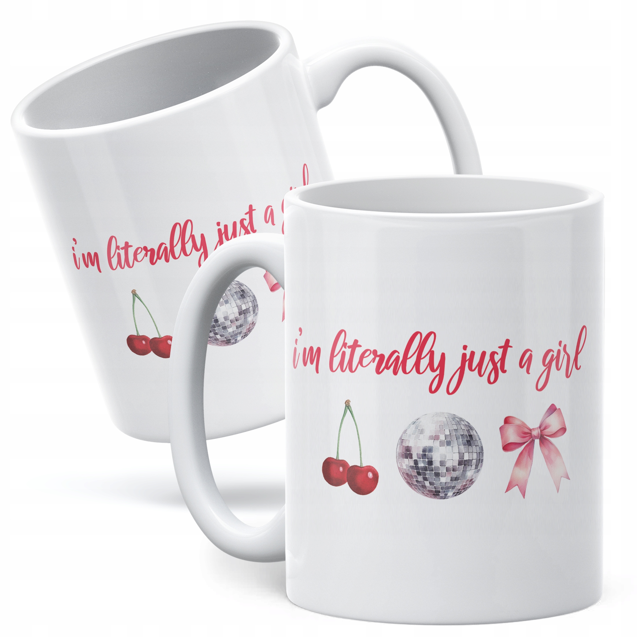 Kubek ceramiczny I’m Just A Girl Dla Dziewczyny Prezent Upominek