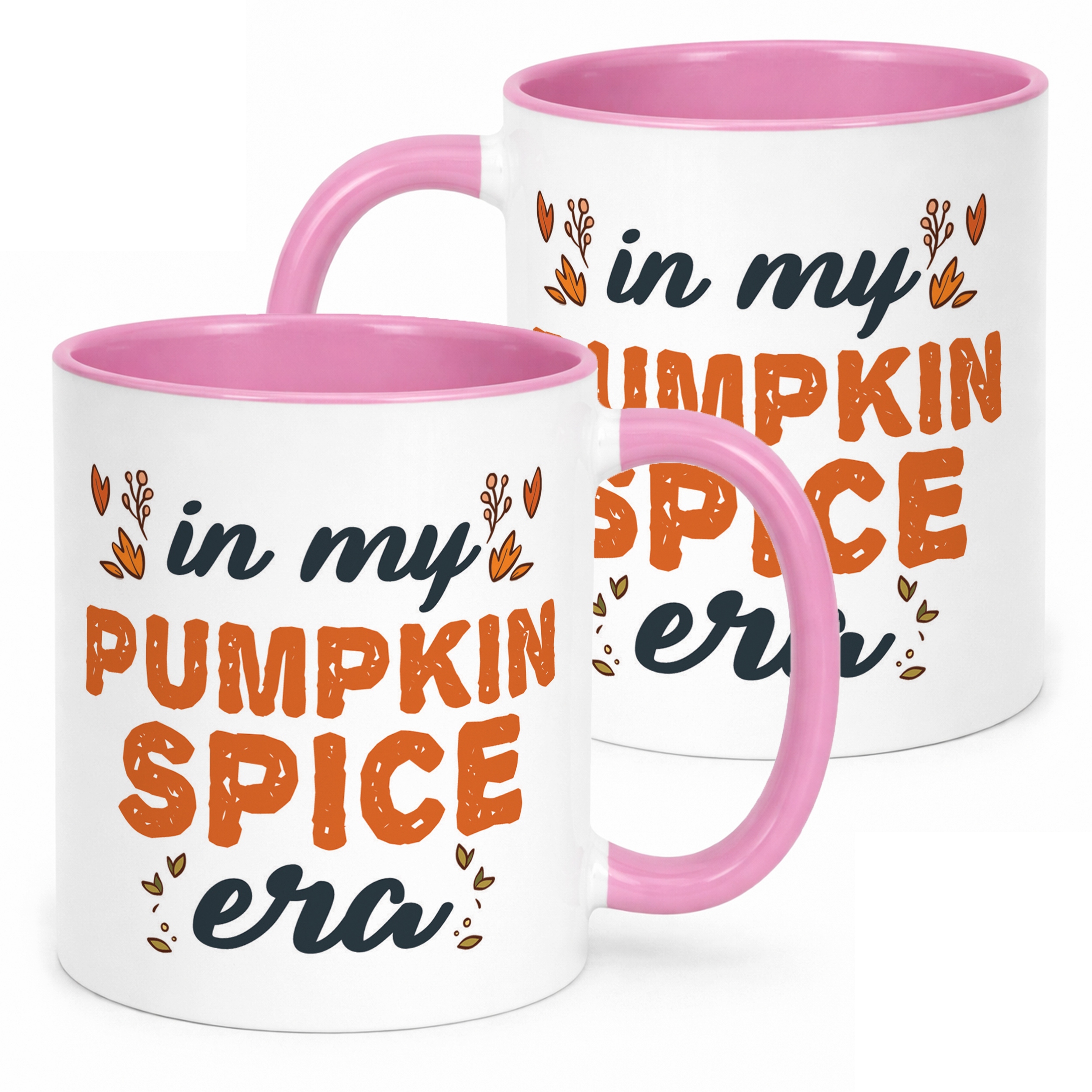 Kubek Różowy Jesienny Jesień In My Pumpkin Spice Era Dynia Prezent