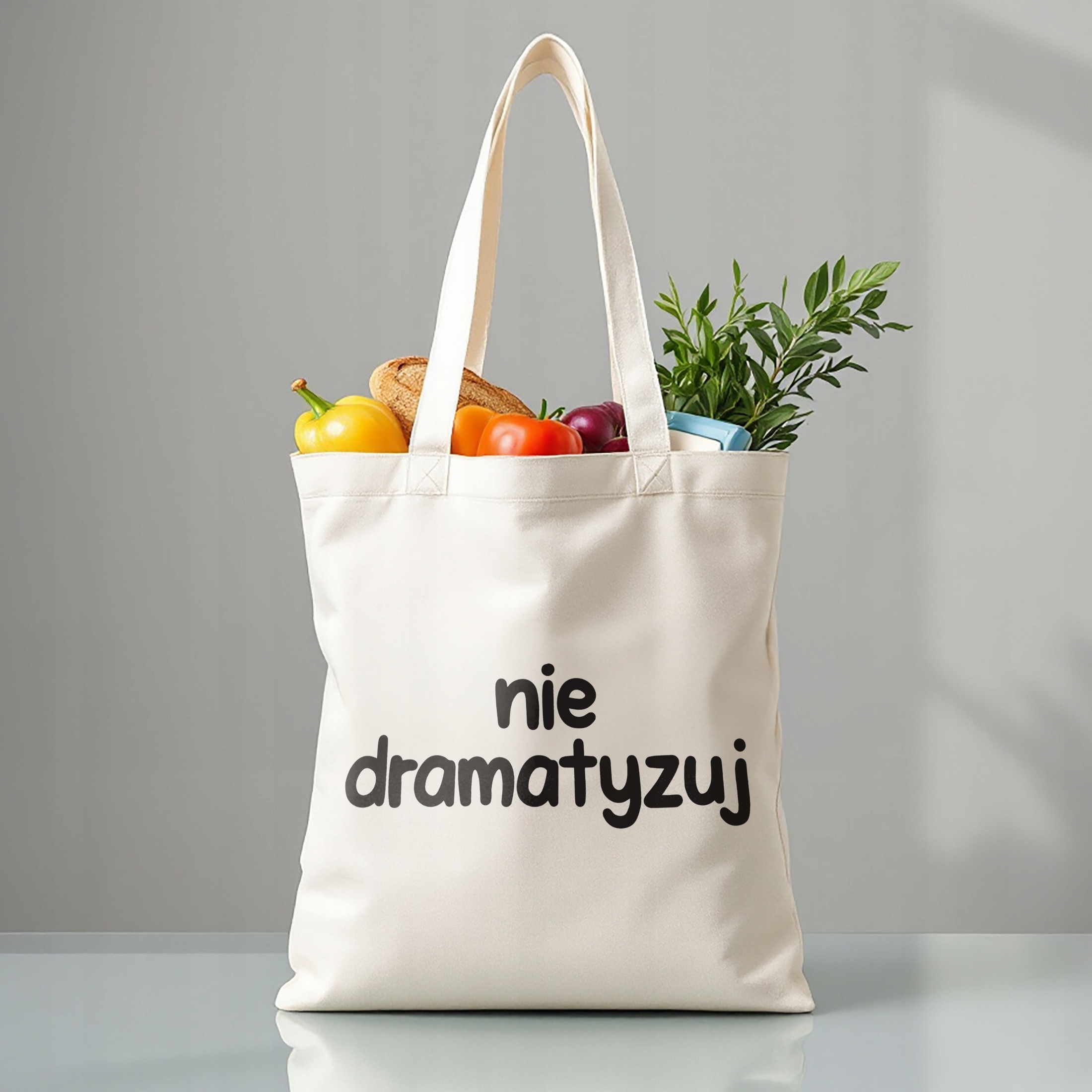 Torba bawełniana premium Nie Dramatyzuj Zabawny Prezent